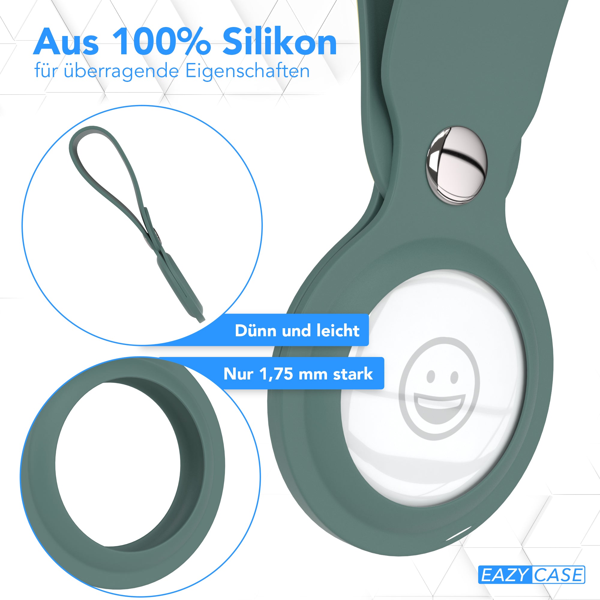 AirTag Schlüssenanhänger Silikon lang