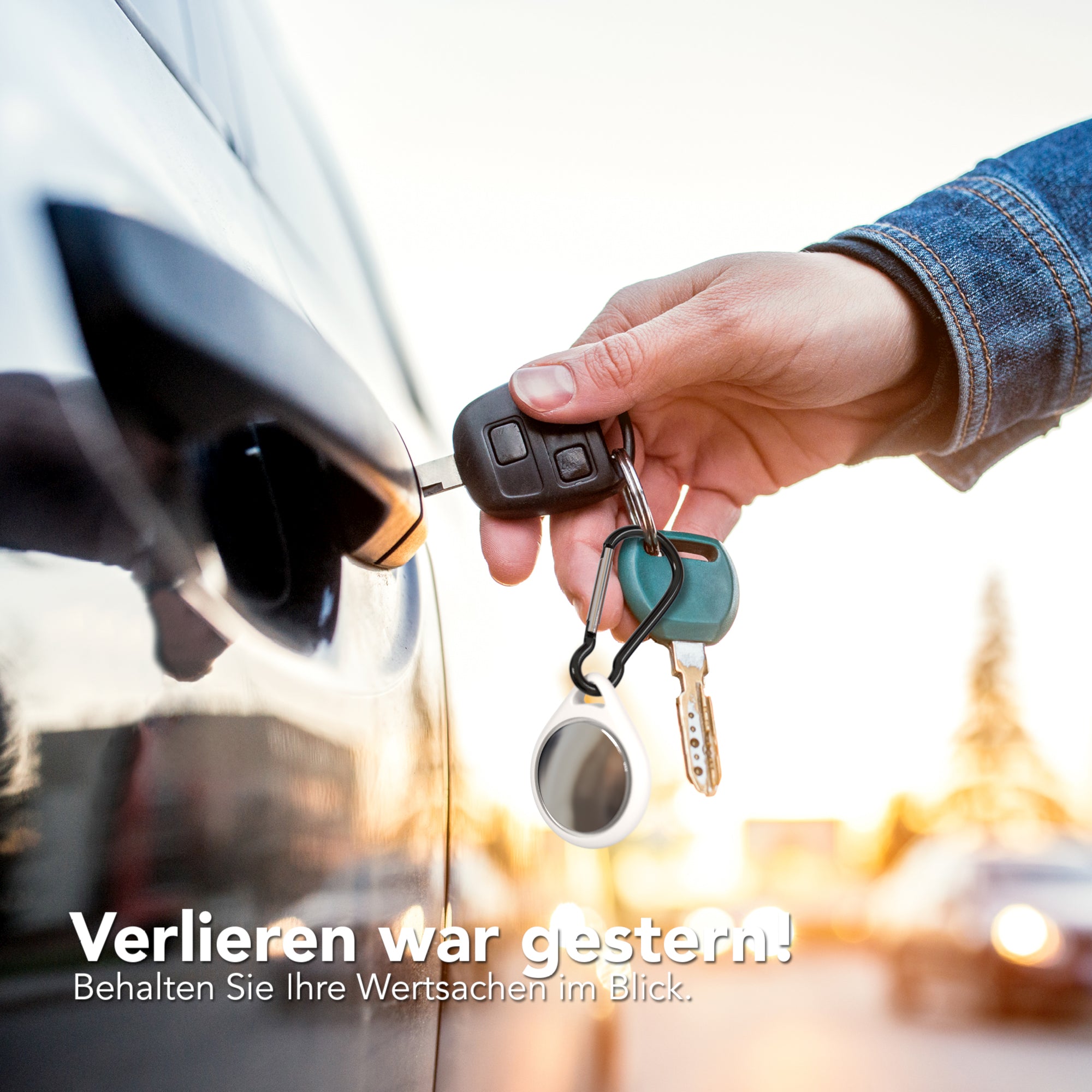 AirTag Schlüssenanhänger Tropfen