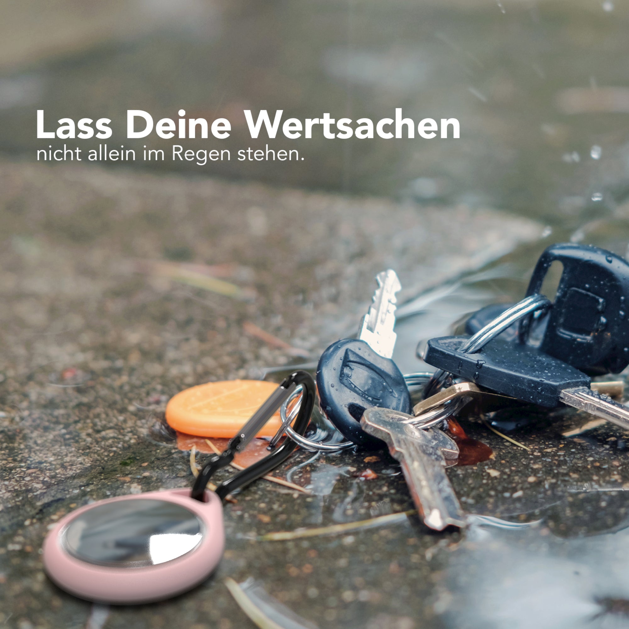 AirTag Schlüssenanhänger Tropfen