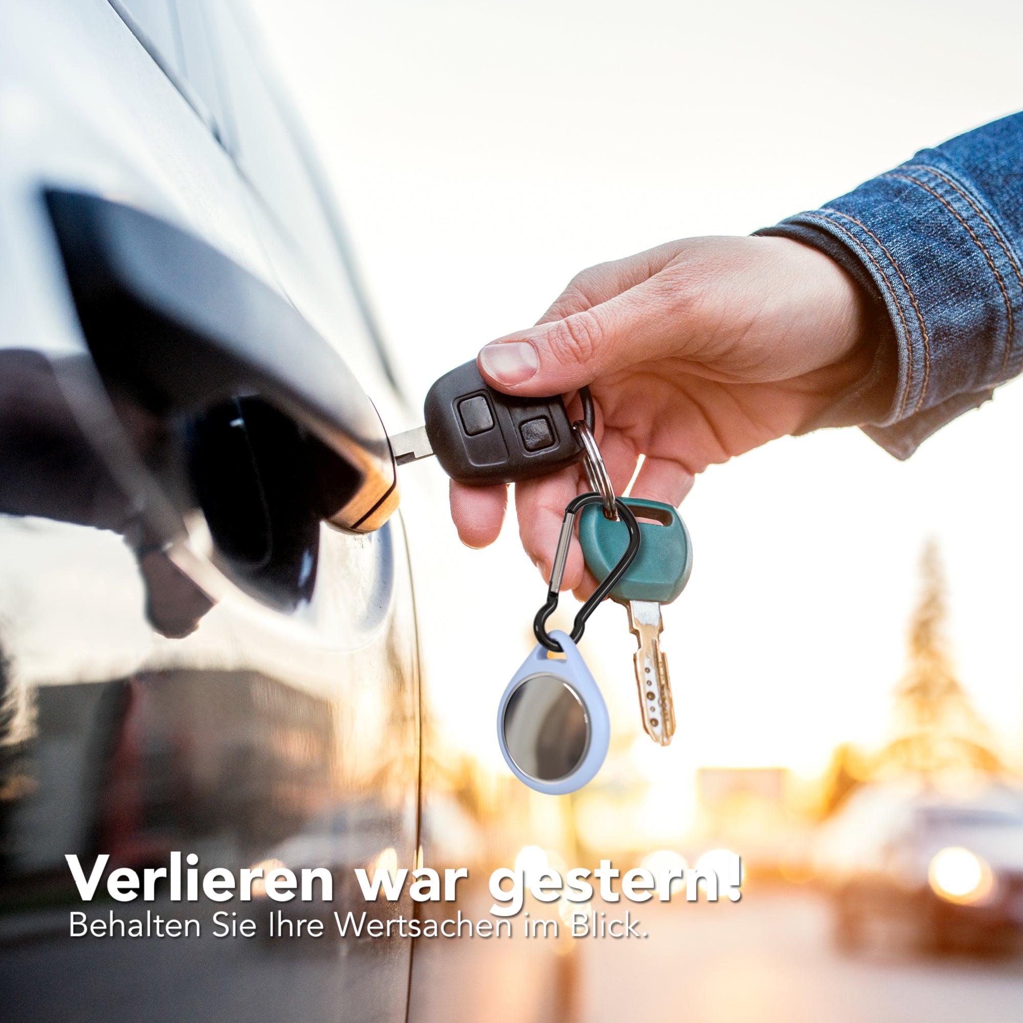 AirTag Schlüssenanhänger Tropfen