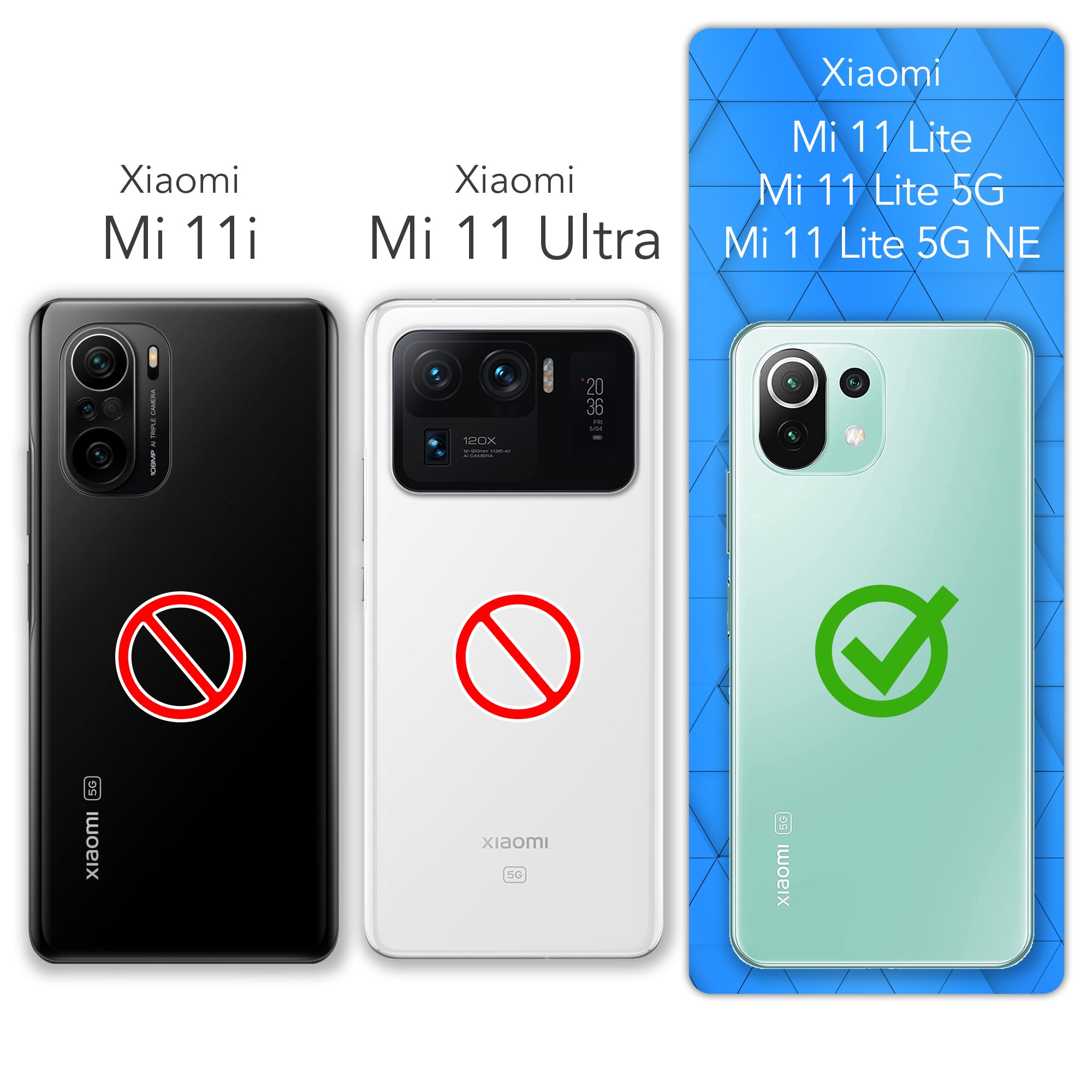 Xiaomi Mi 11 Lite / 5G / 11 Lite 5G NE Glitzerhülle