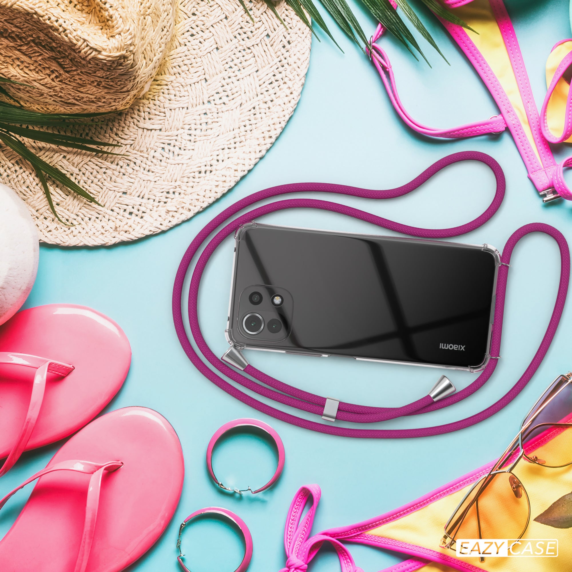 Xiaomi Mi 11 Lite / 5G / 11 Lite 5G NE transparente Hülle + Kordel