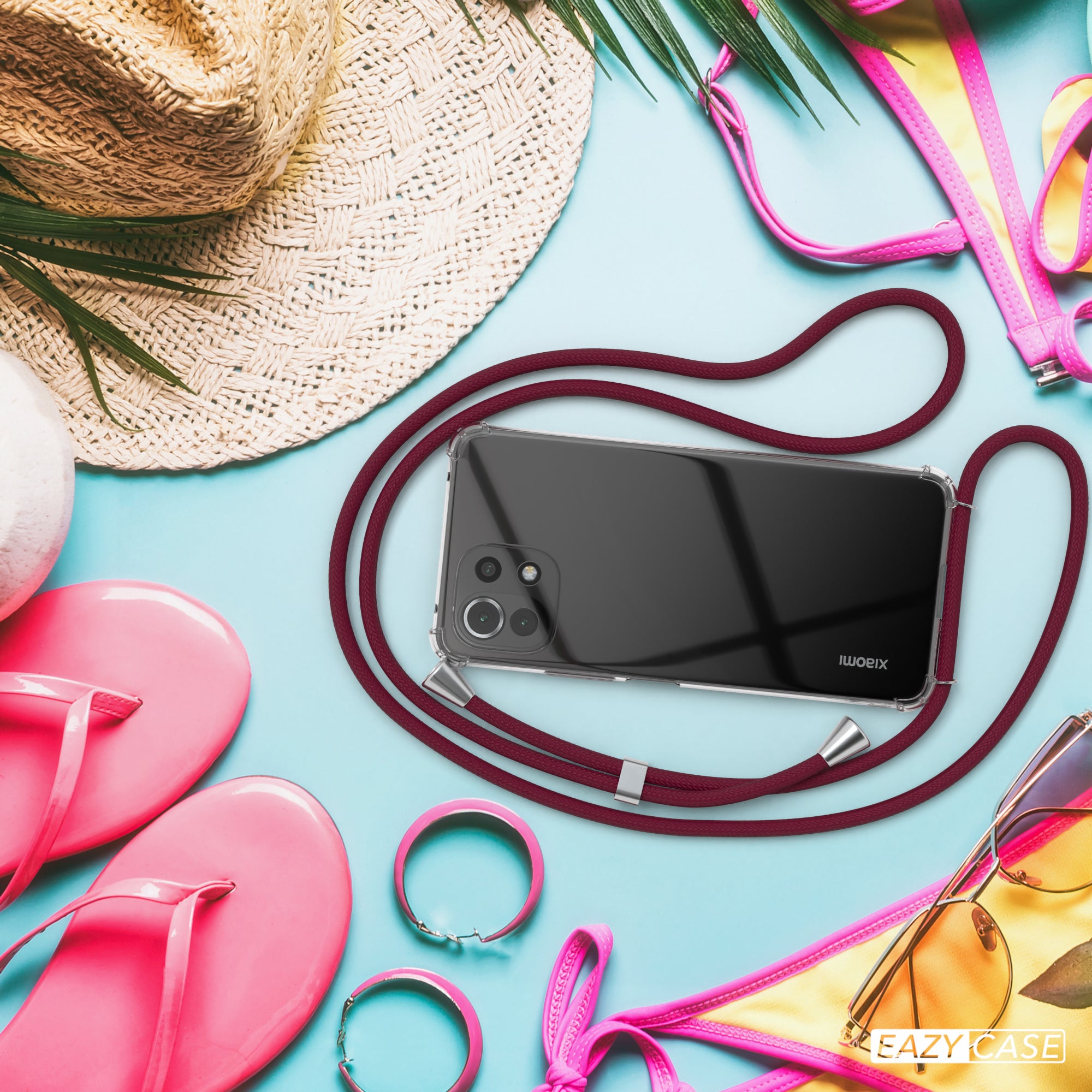 Xiaomi Mi 11 Lite / 5G / 11 Lite 5G NE transparente Hülle + Kordel