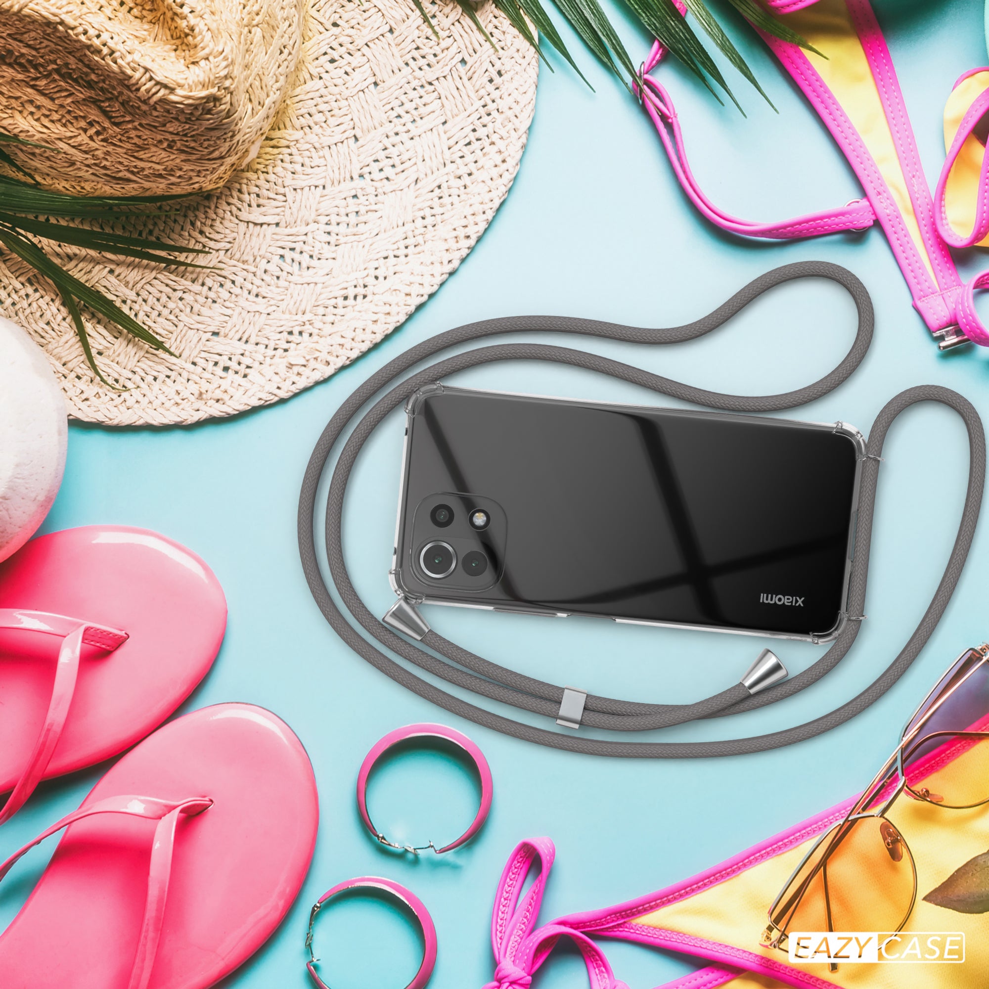 Xiaomi Mi 11 Lite / 5G / 11 Lite 5G NE transparente Hülle + Kordel