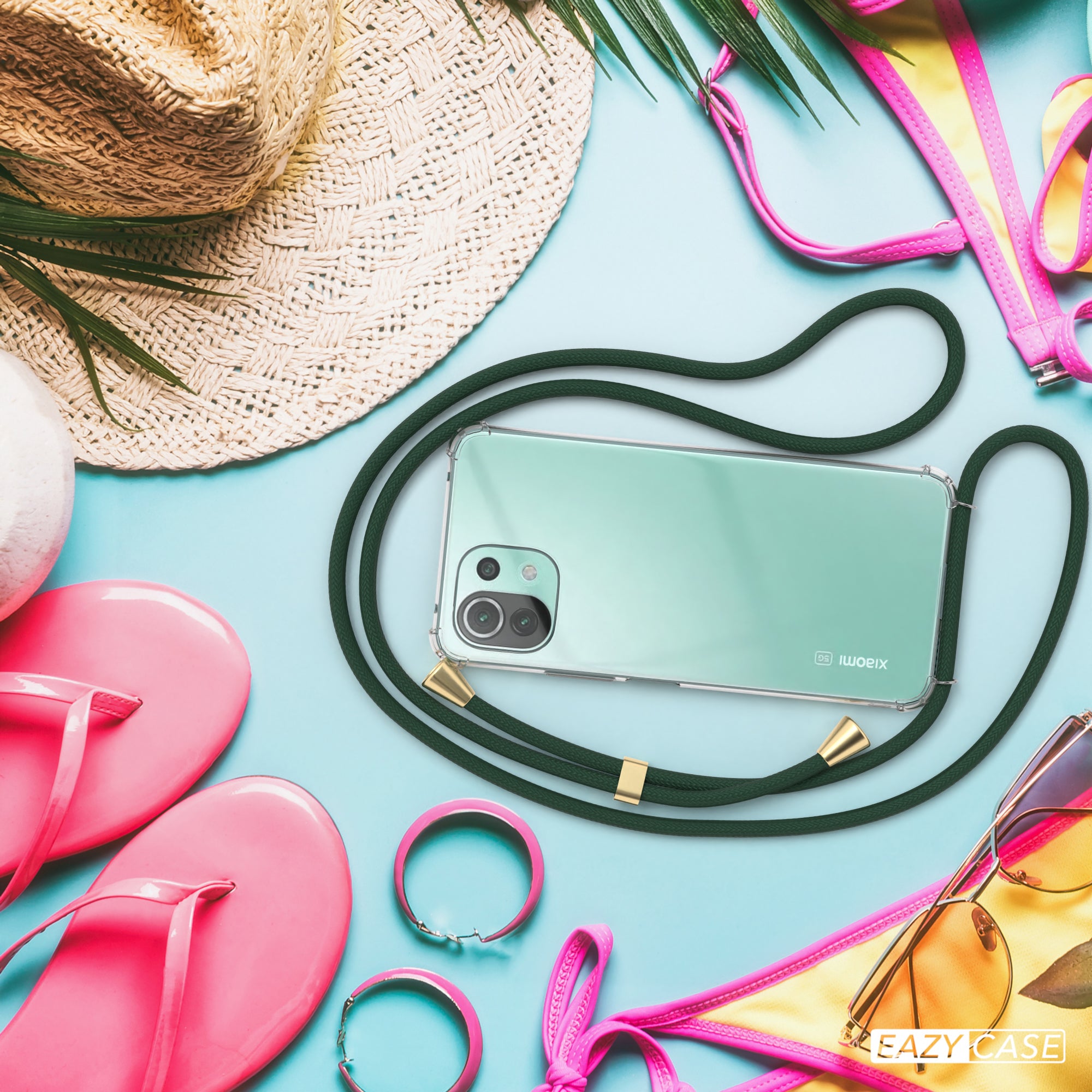 Xiaomi Mi 11 Lite / 5G / 11 Lite 5G NE transparente Hülle + Kordel