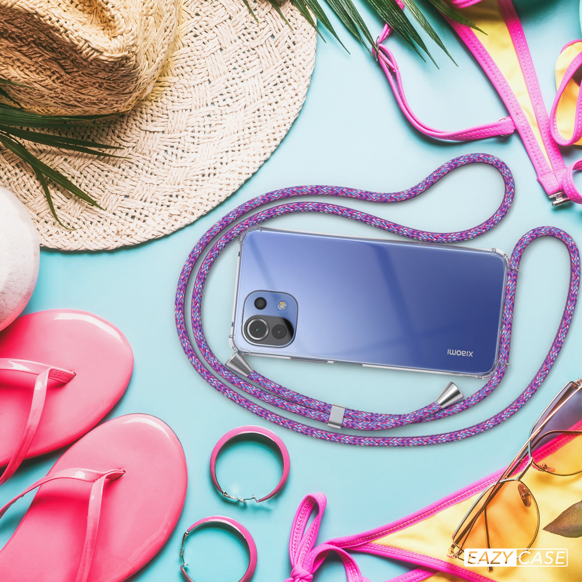 Xiaomi Mi 11 Lite / 5G / 11 Lite 5G NE transparente Hülle + Kordel