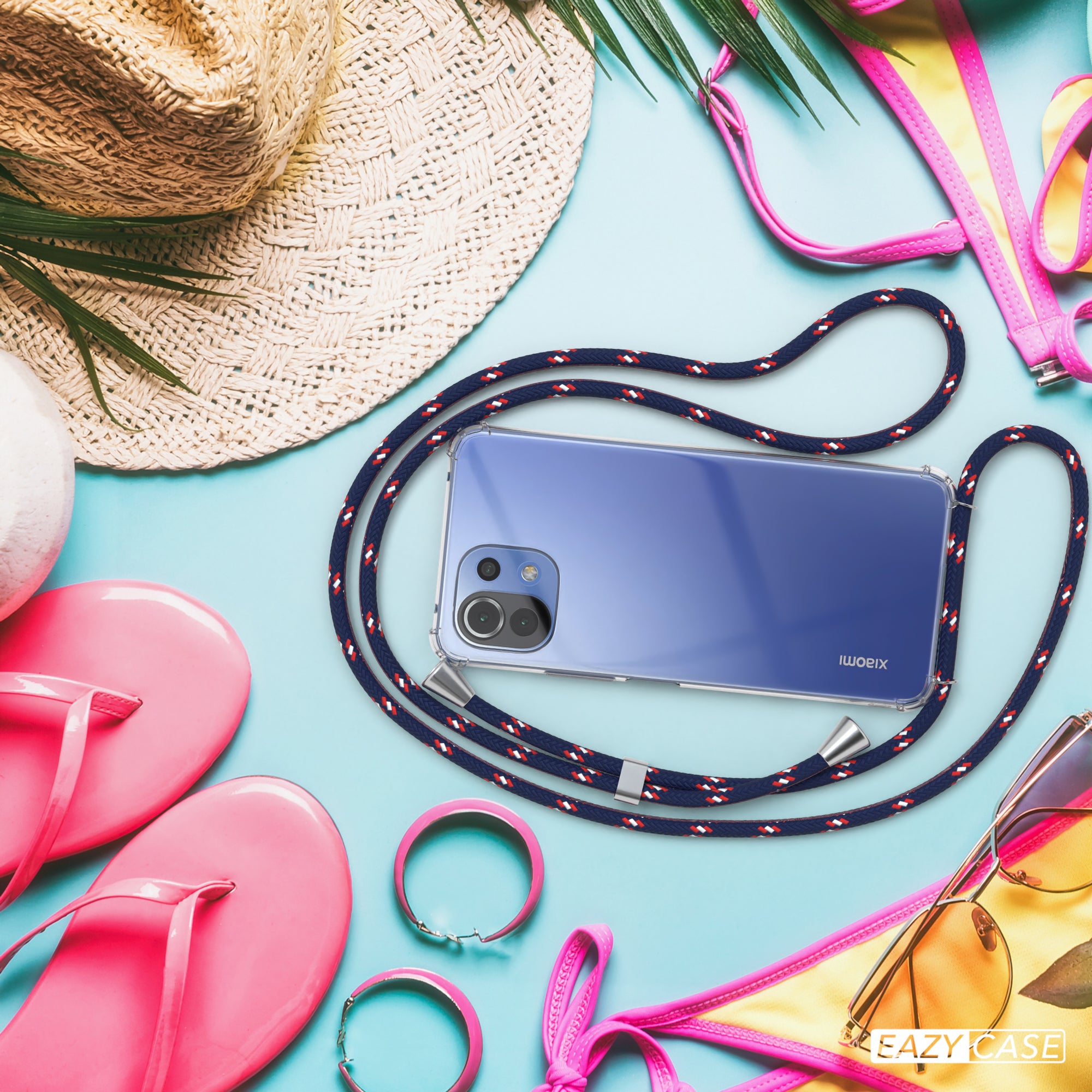 Xiaomi Mi 11 Lite / 5G / 11 Lite 5G NE transparente Hülle + Kordel