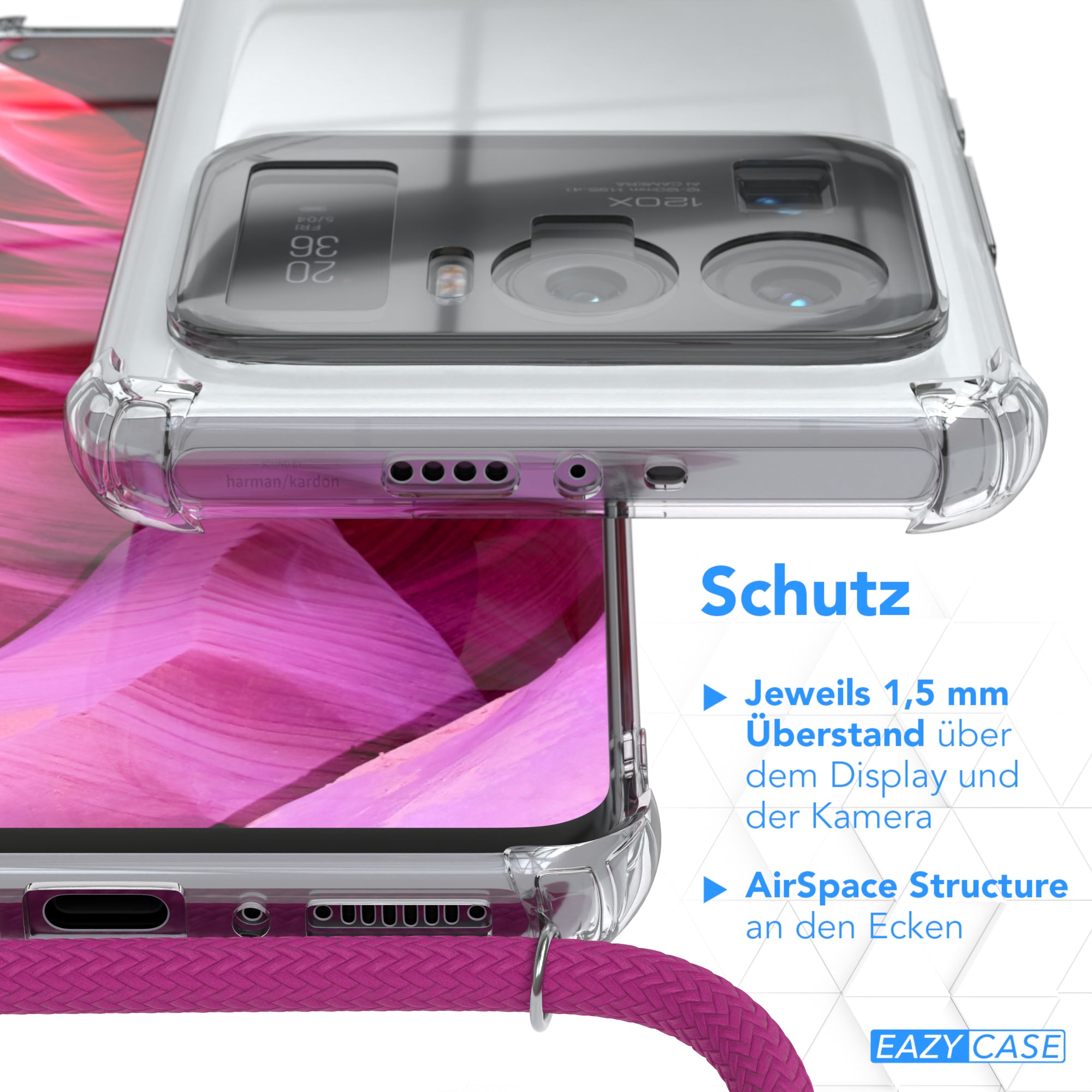 Xiaomi Mi 11 Ultra transparente Hülle + Kordel