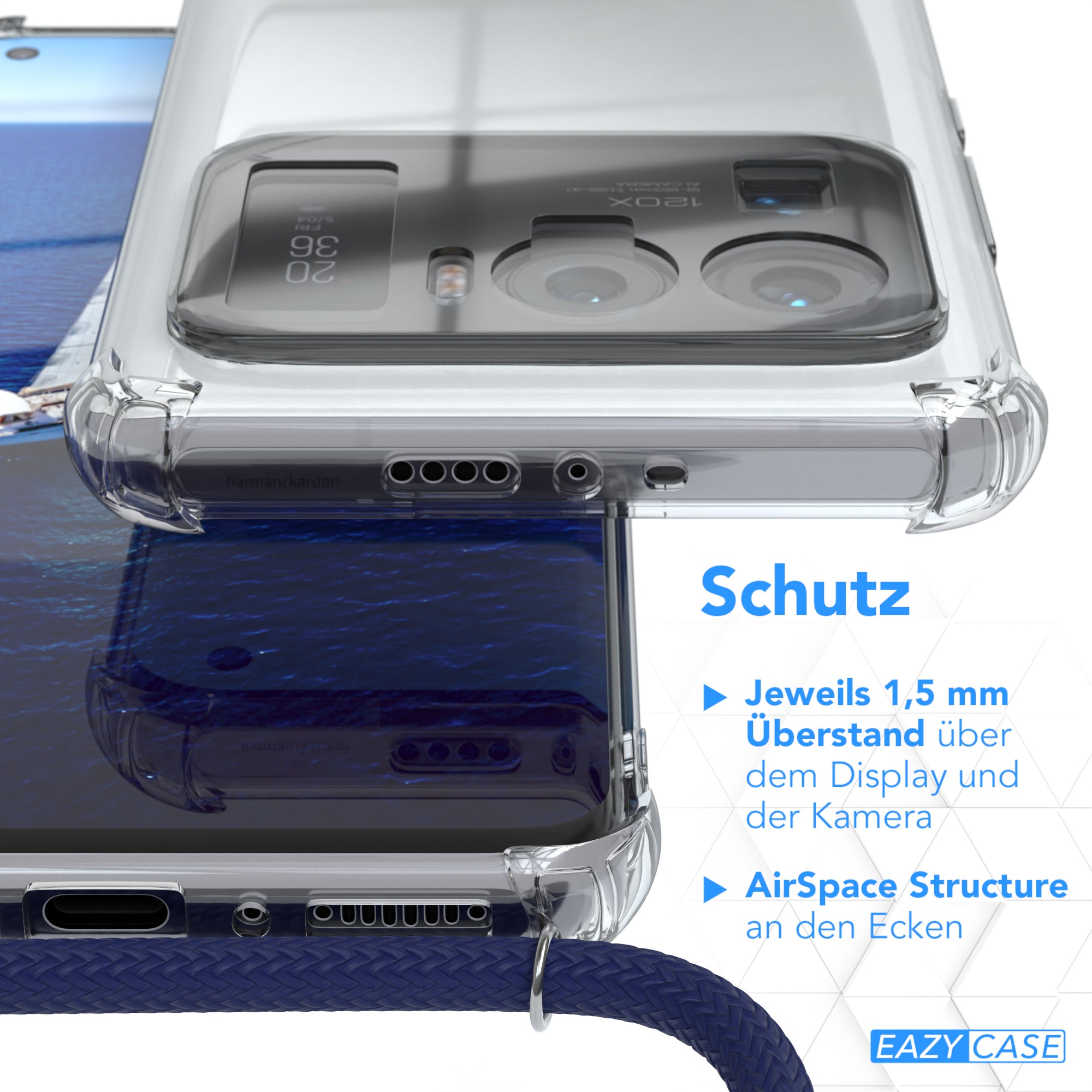 Xiaomi Mi 11 Ultra transparente Hülle + Kordel