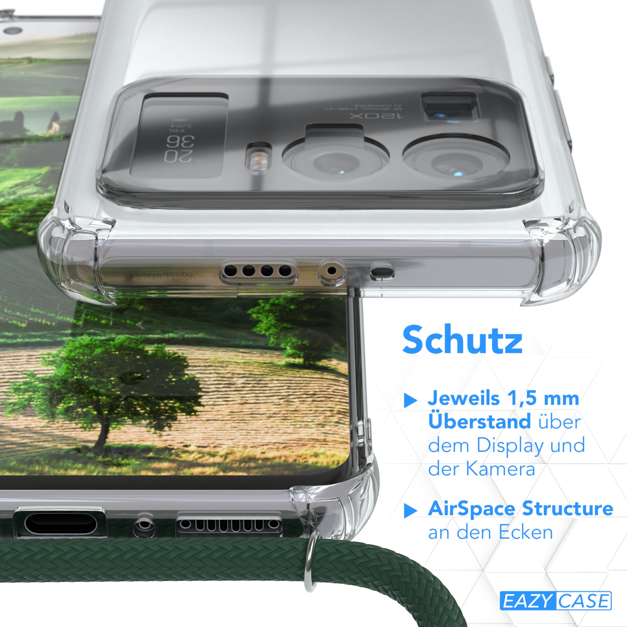 Xiaomi Mi 11 Ultra transparente Hülle + Kordel