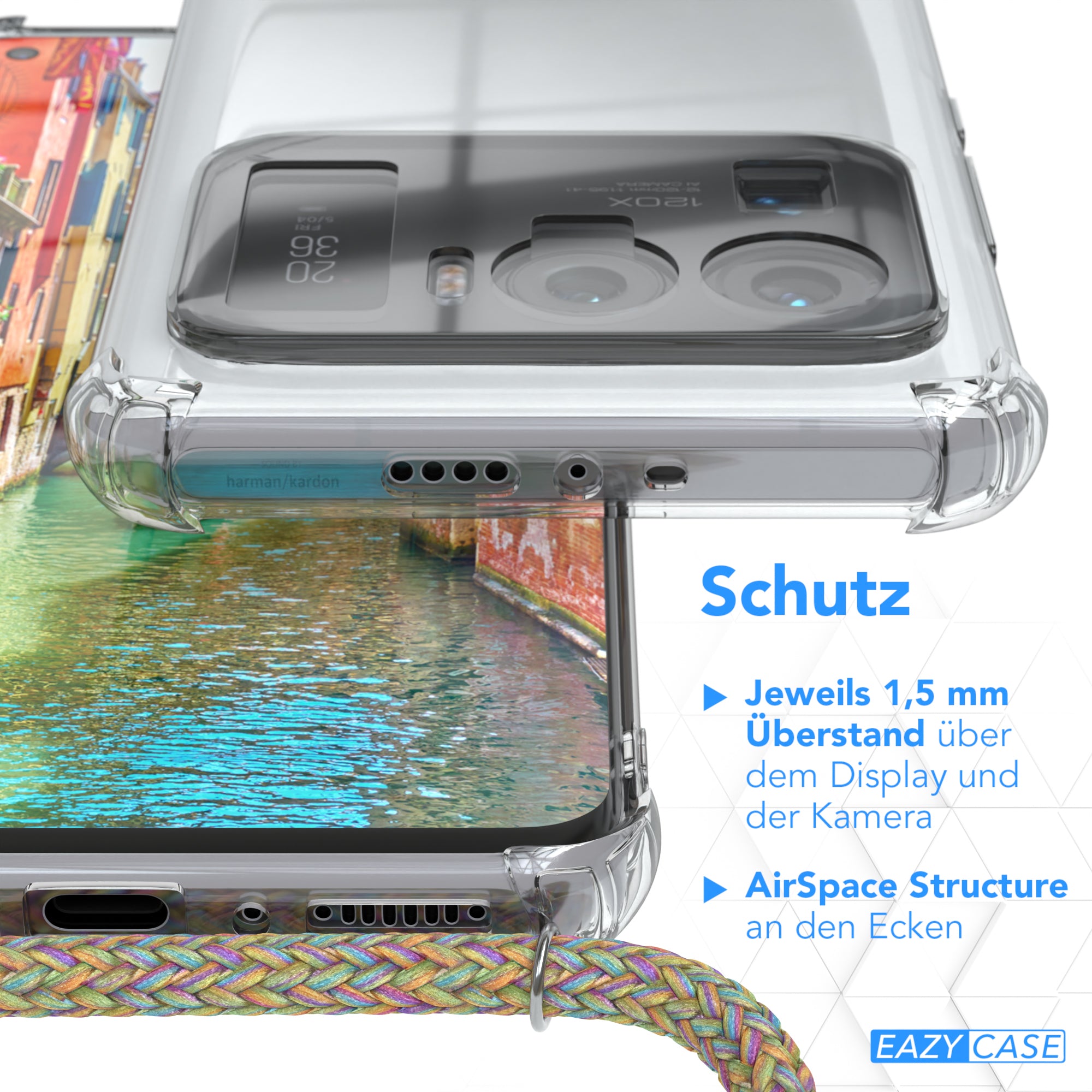 Xiaomi Mi 11 Ultra transparente Hülle + Kordel