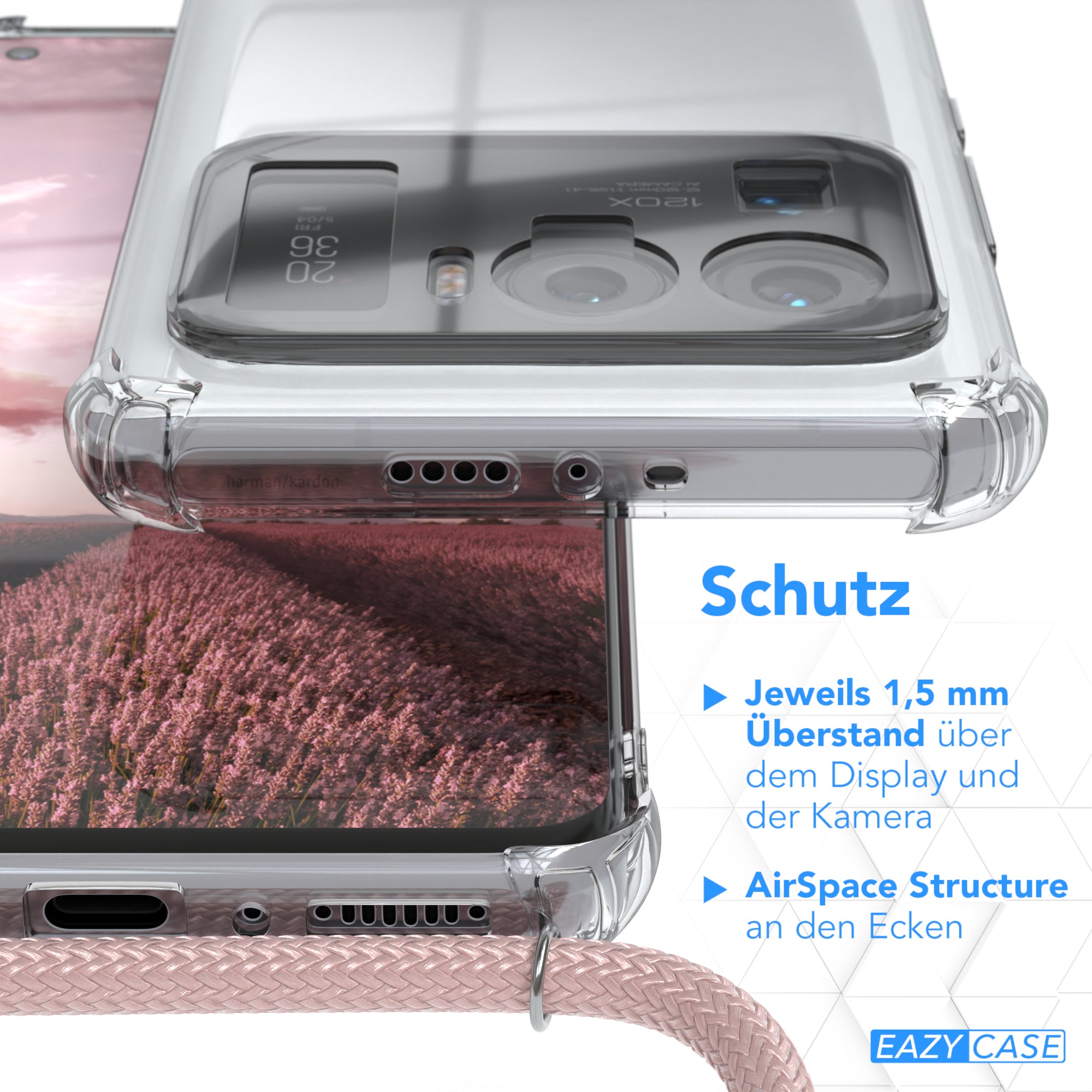 Xiaomi Mi 11 Ultra transparente Hülle + Kordel