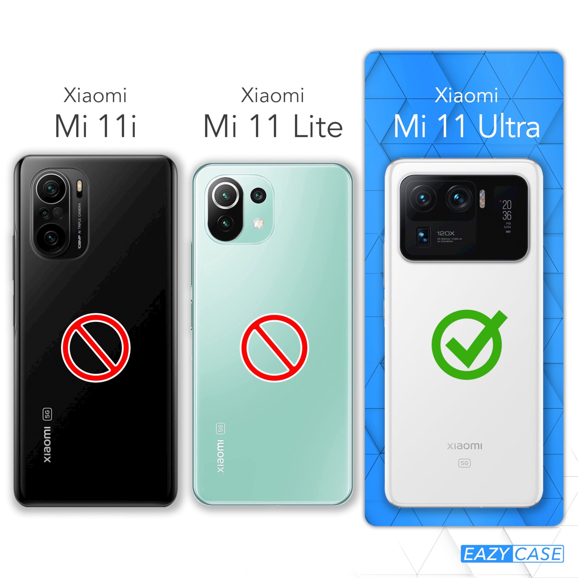 Xiaomi Mi 11 Ultra transparente Hülle + Kordel