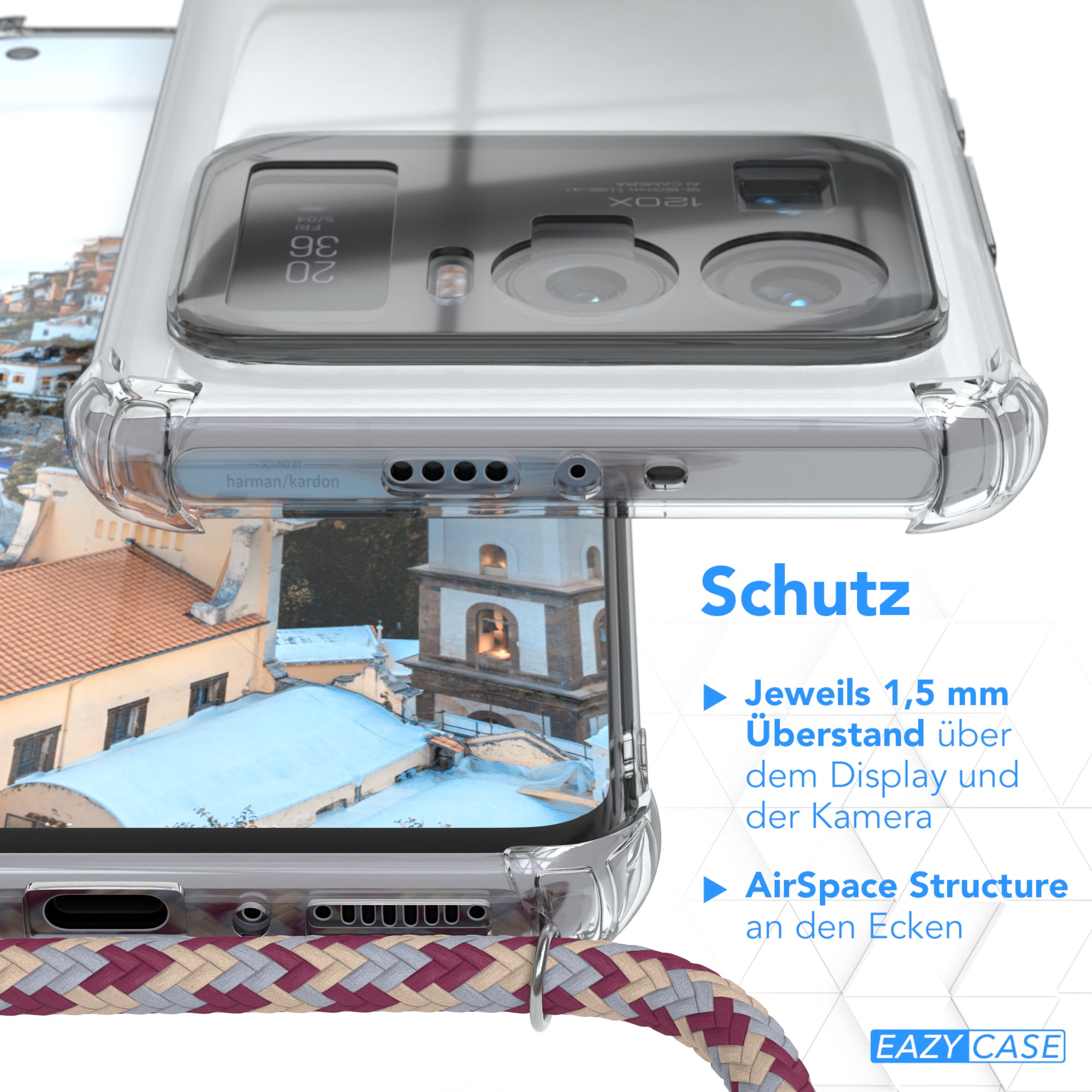 Xiaomi Mi 11 Ultra transparente Hülle + Kordel