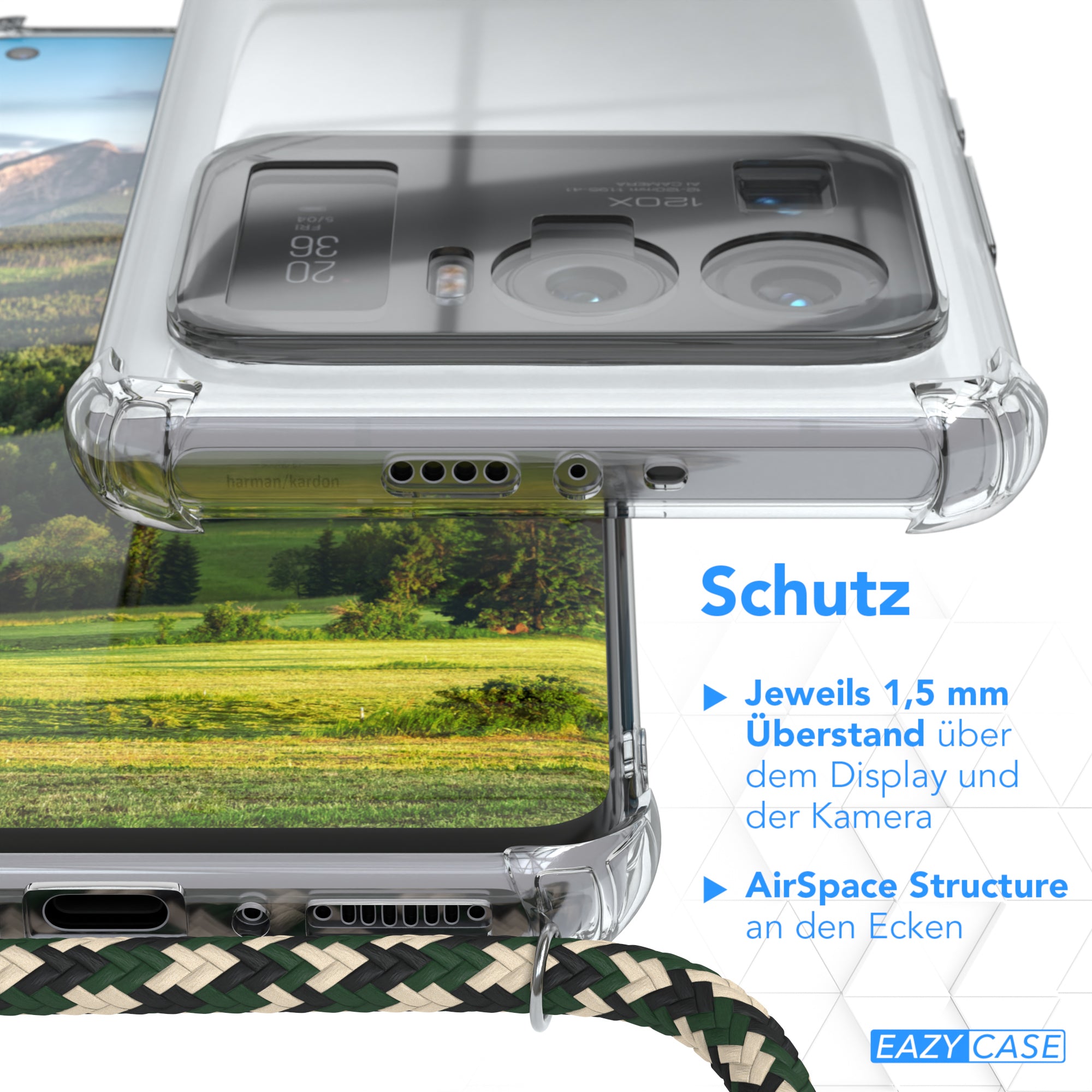 Xiaomi Mi 11 Ultra transparente Hülle + Kordel