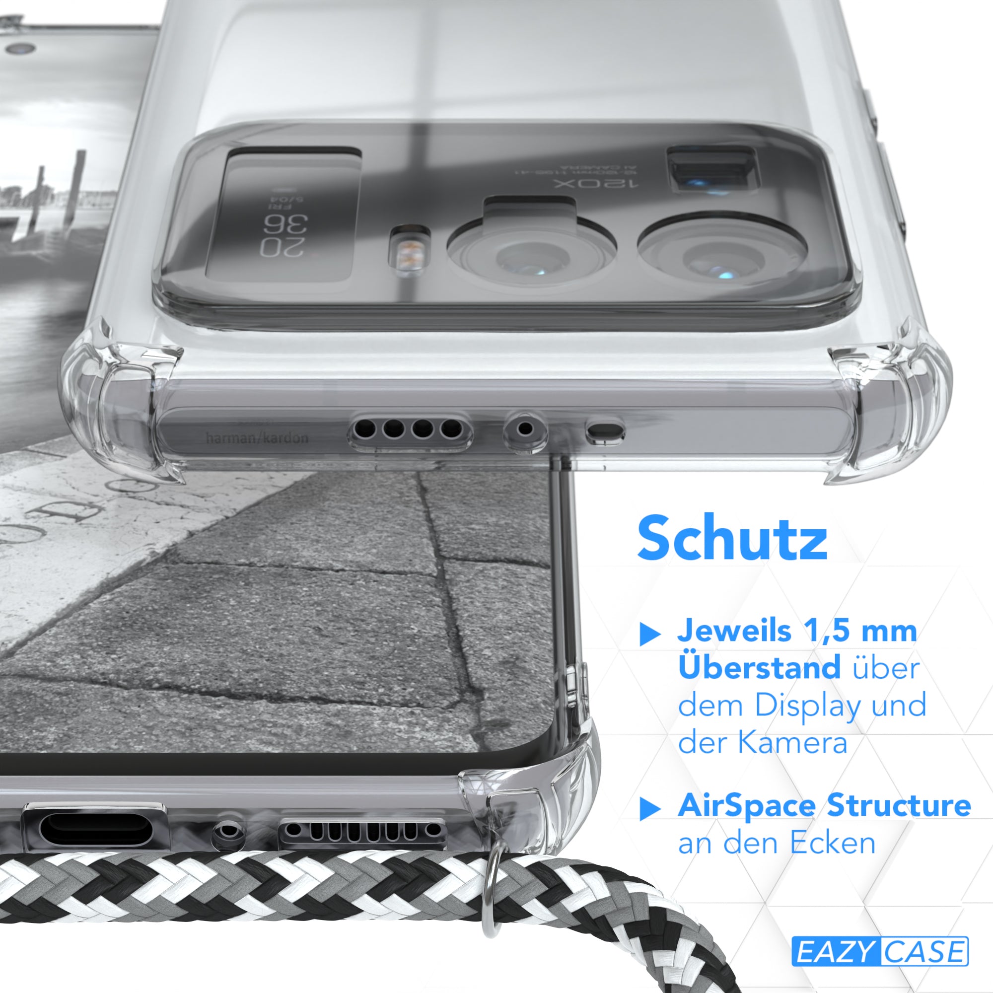 Xiaomi Mi 11 Ultra transparente Hülle + Kordel