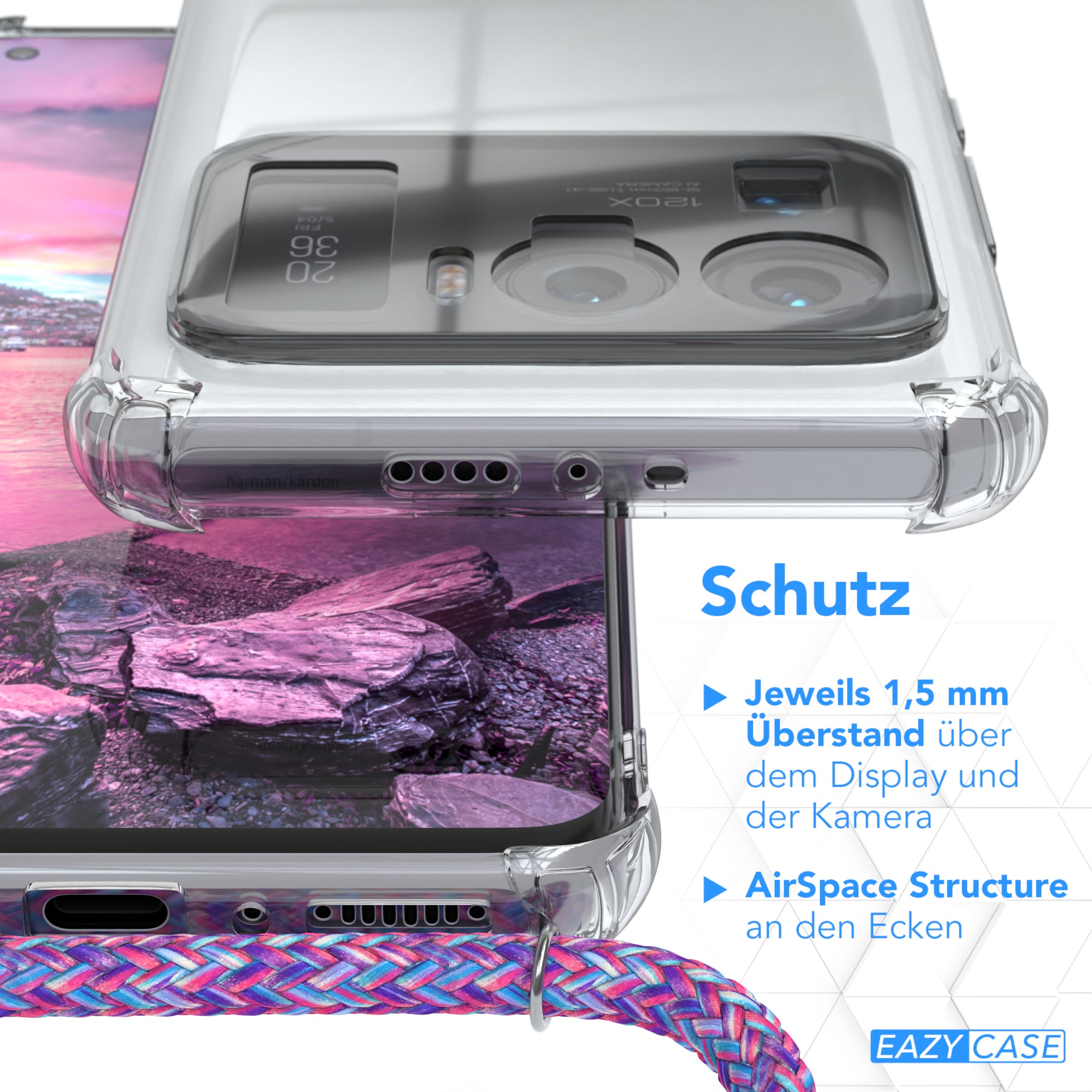 Xiaomi Mi 11 Ultra transparente Hülle + Kordel