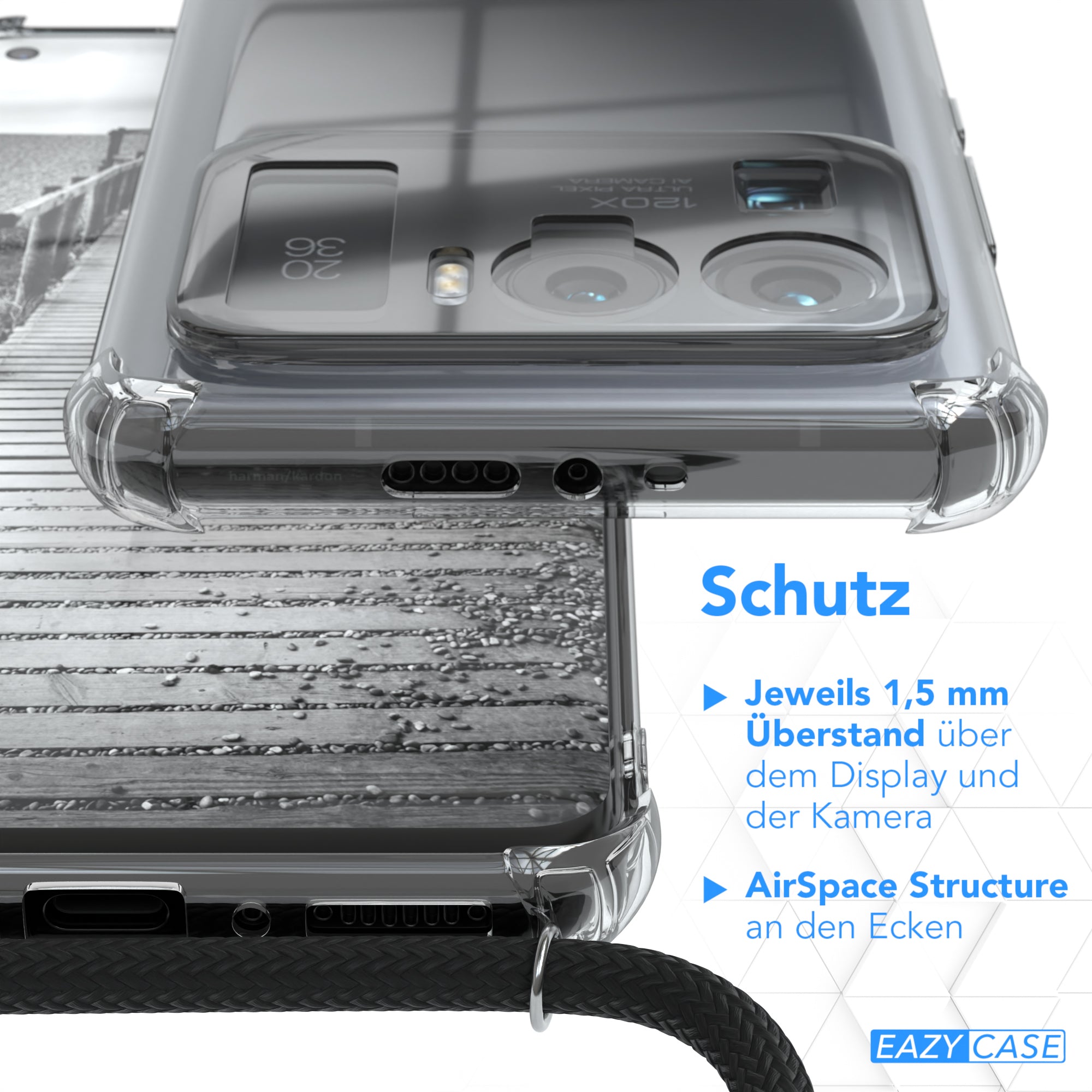 Xiaomi Mi 11 Ultra transparente Hülle + Kordel