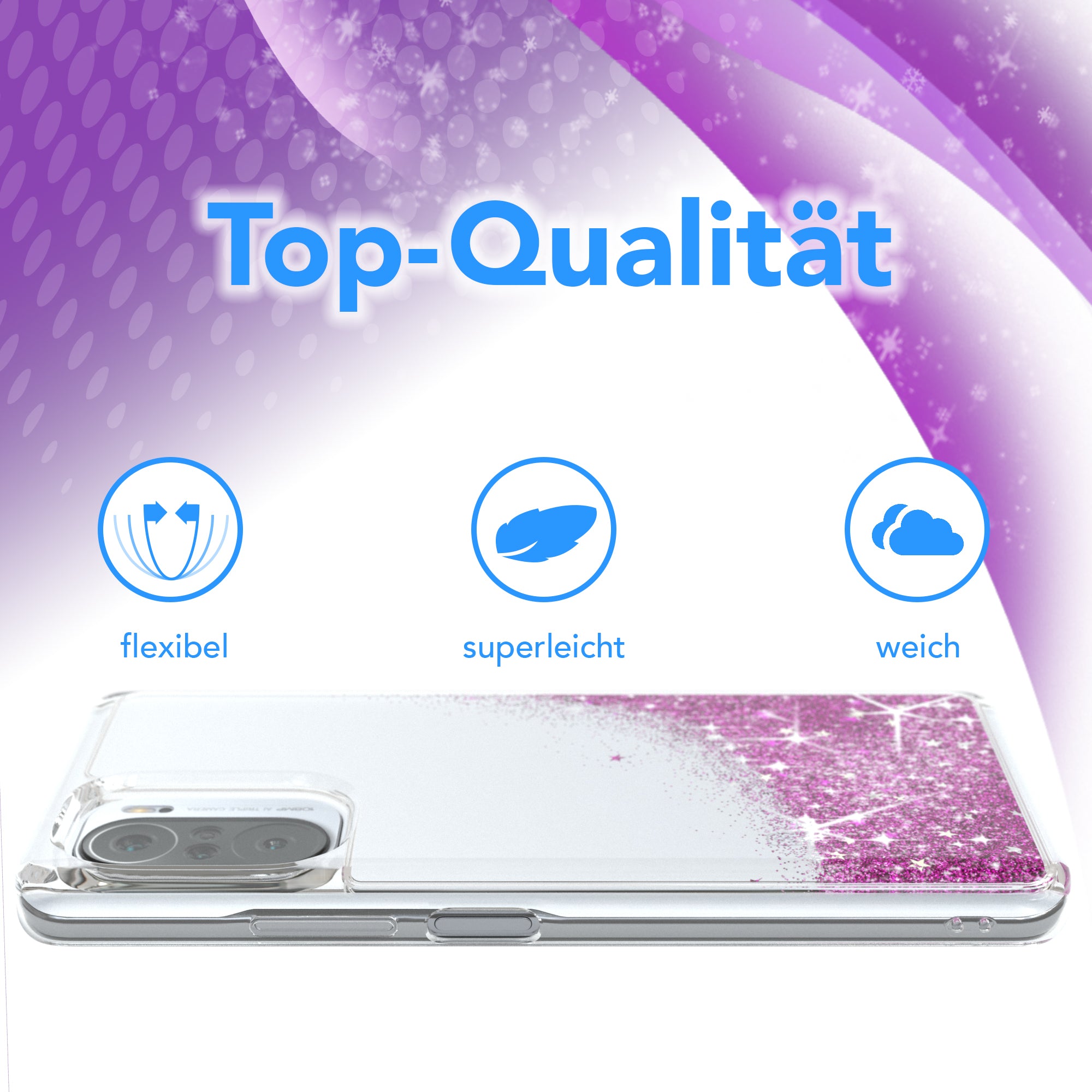 Xiaomi Mi 11i Glitzerhülle