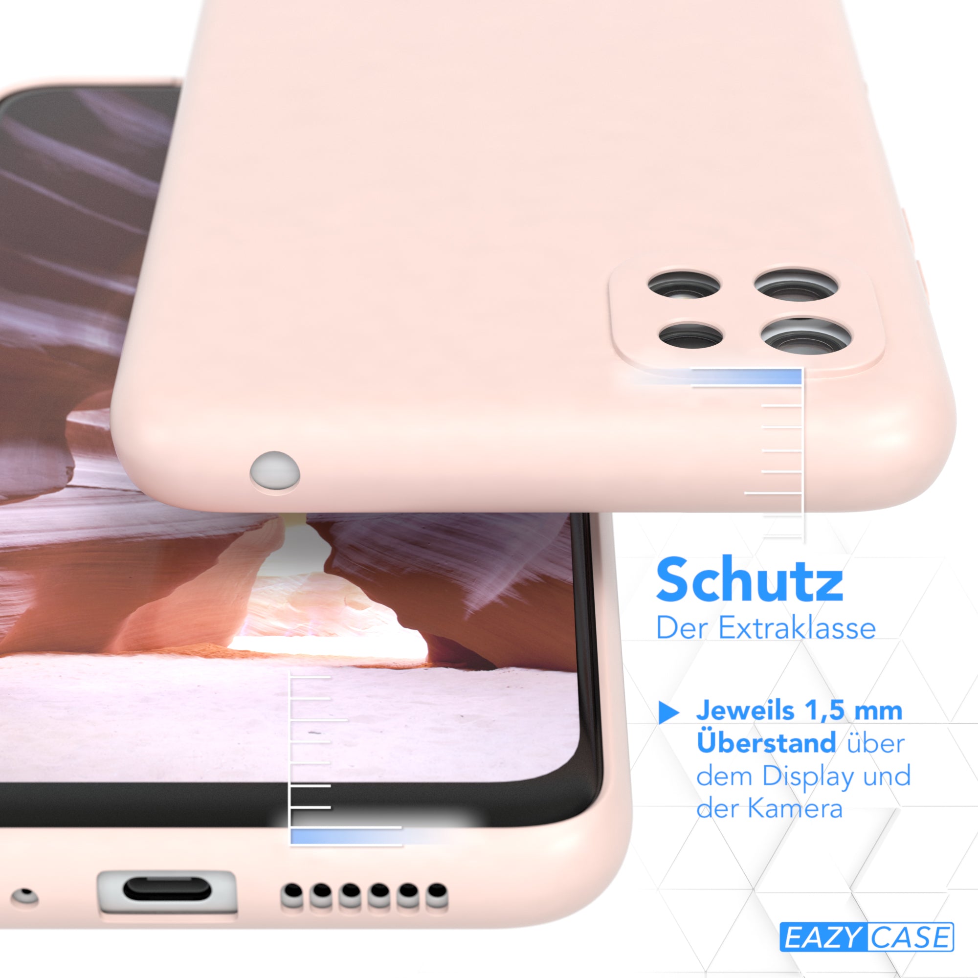 Galaxy A22 ultradünnes Slimcover aus TPU