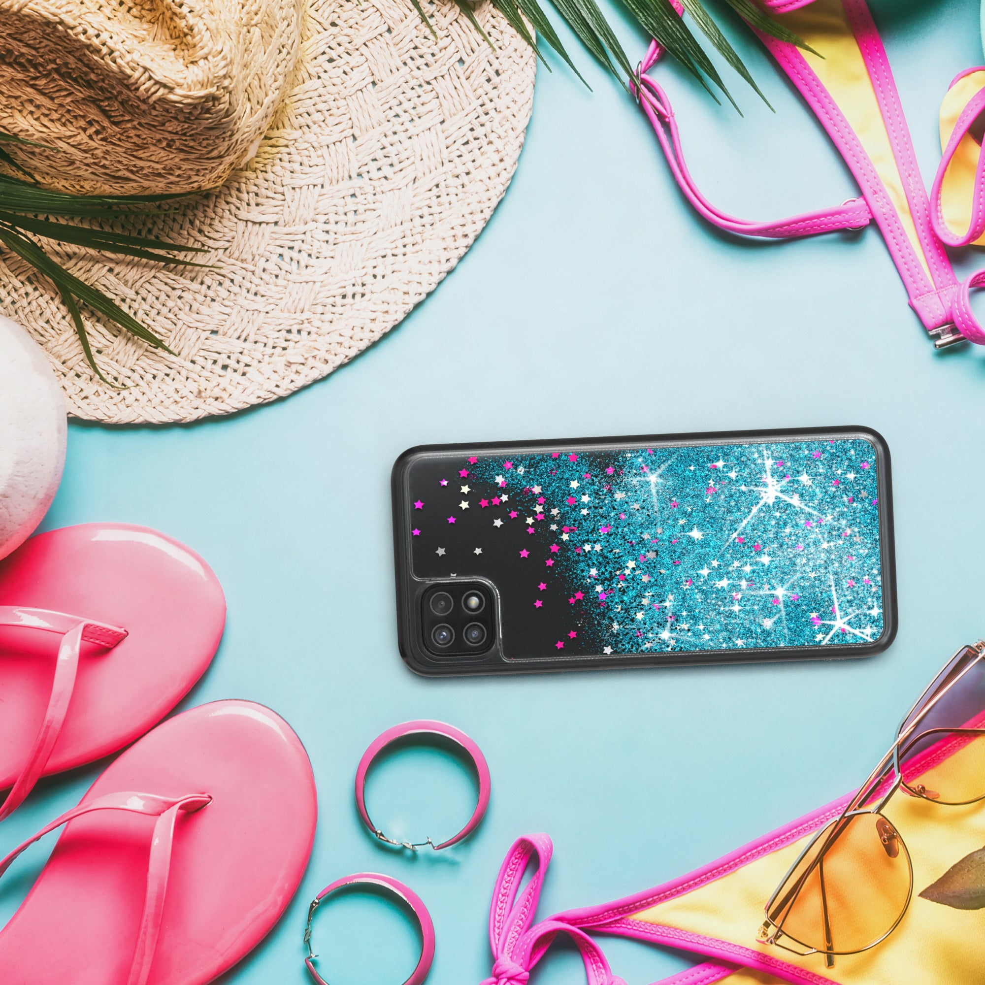 Galaxy A22 Glitzerhülle