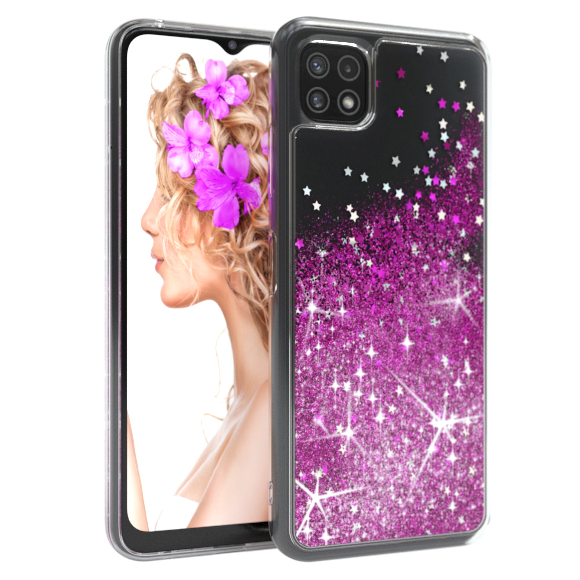Galaxy A22 Glitzerhülle