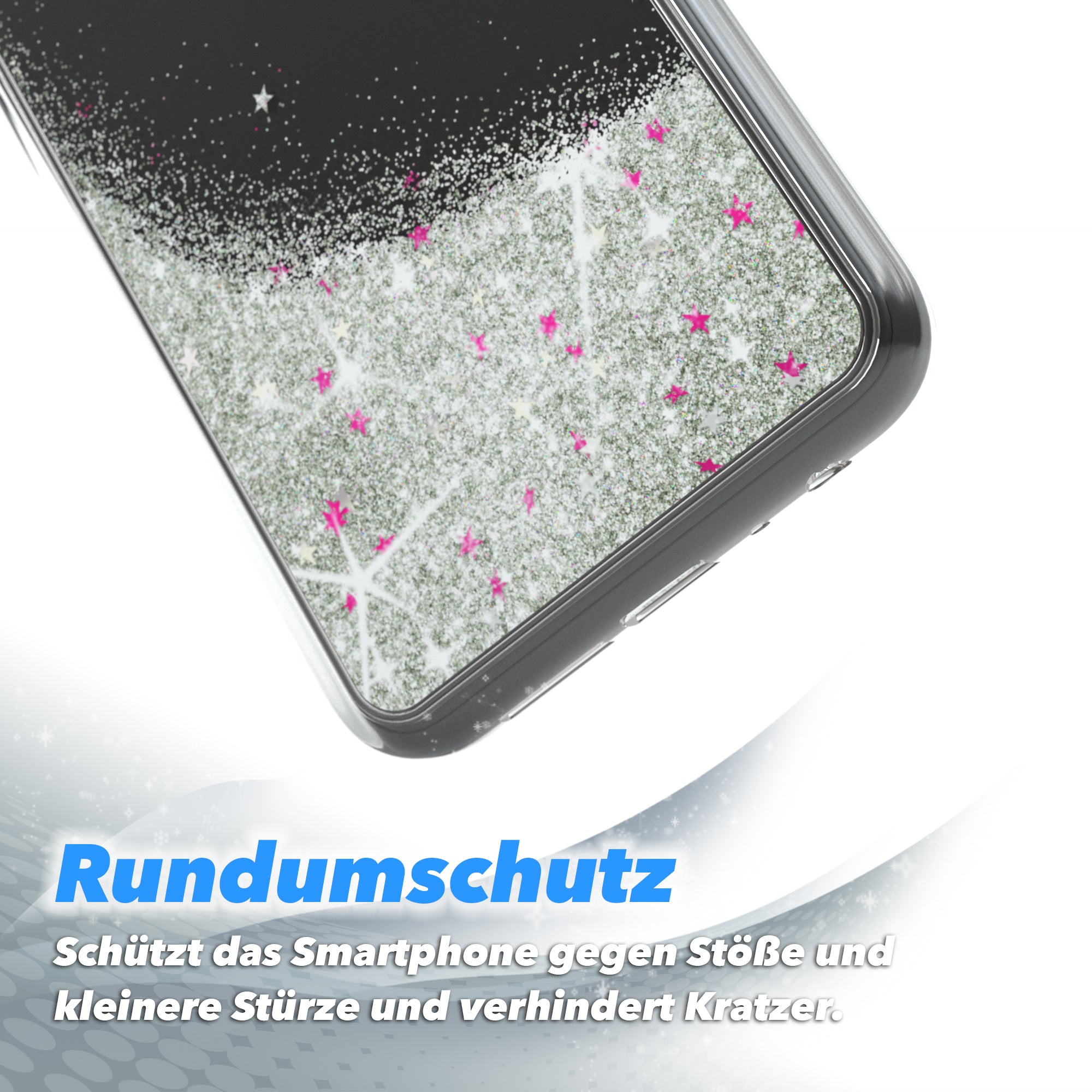 Galaxy A22 Glitzerhülle
