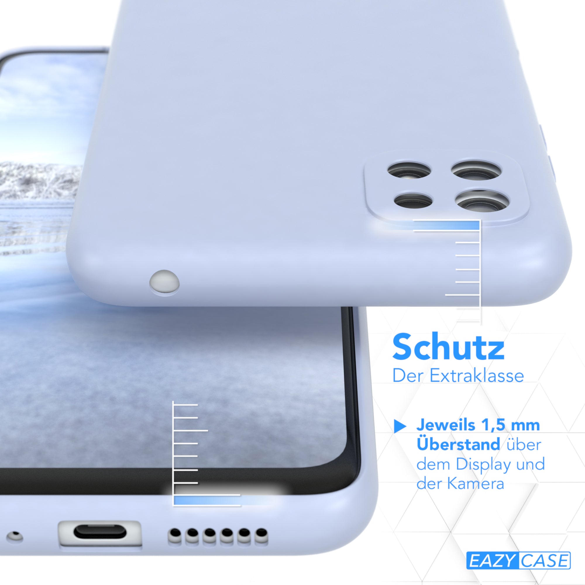 Galaxy A22 ultradünnes Slimcover aus TPU