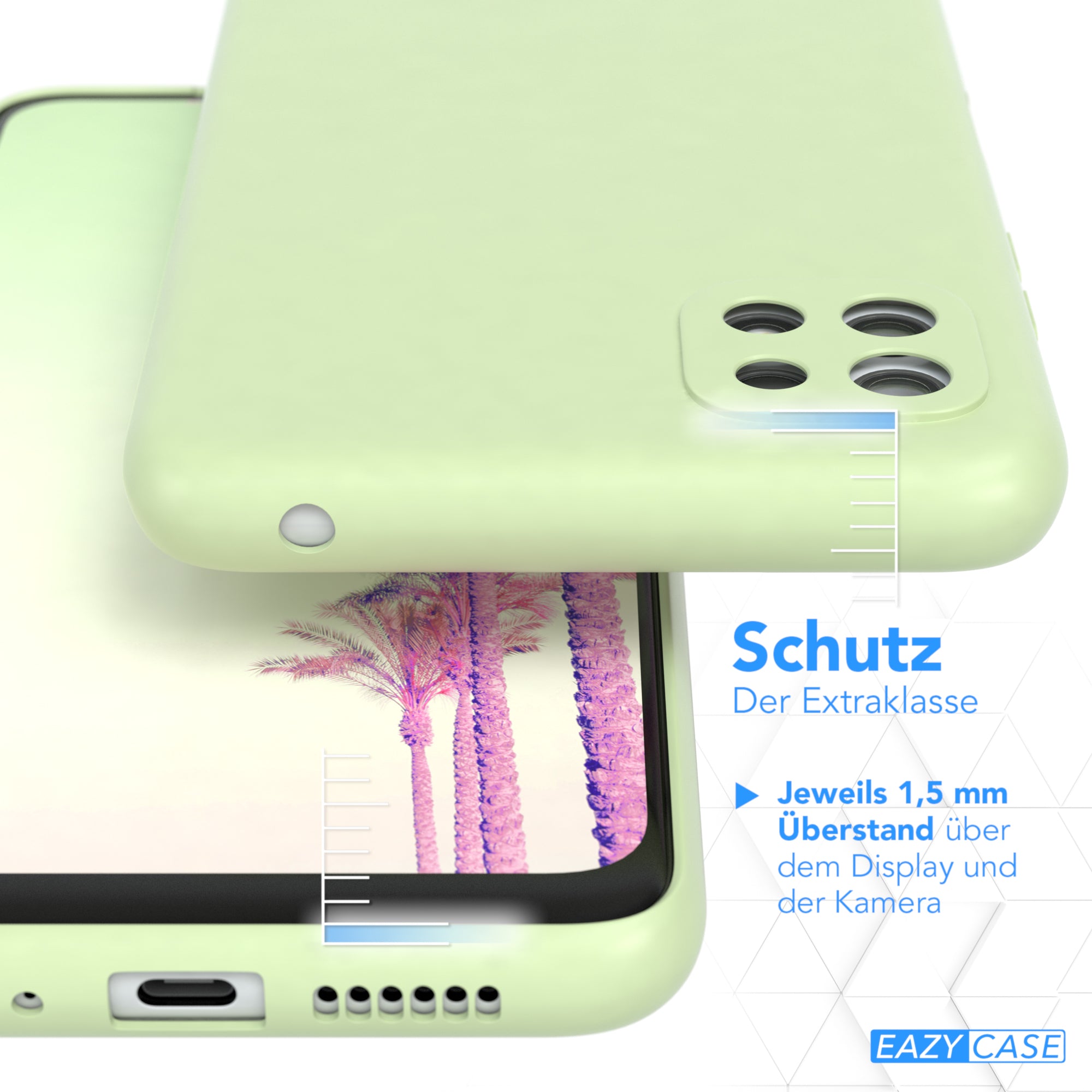 Galaxy A22 ultradünnes Slimcover aus TPU