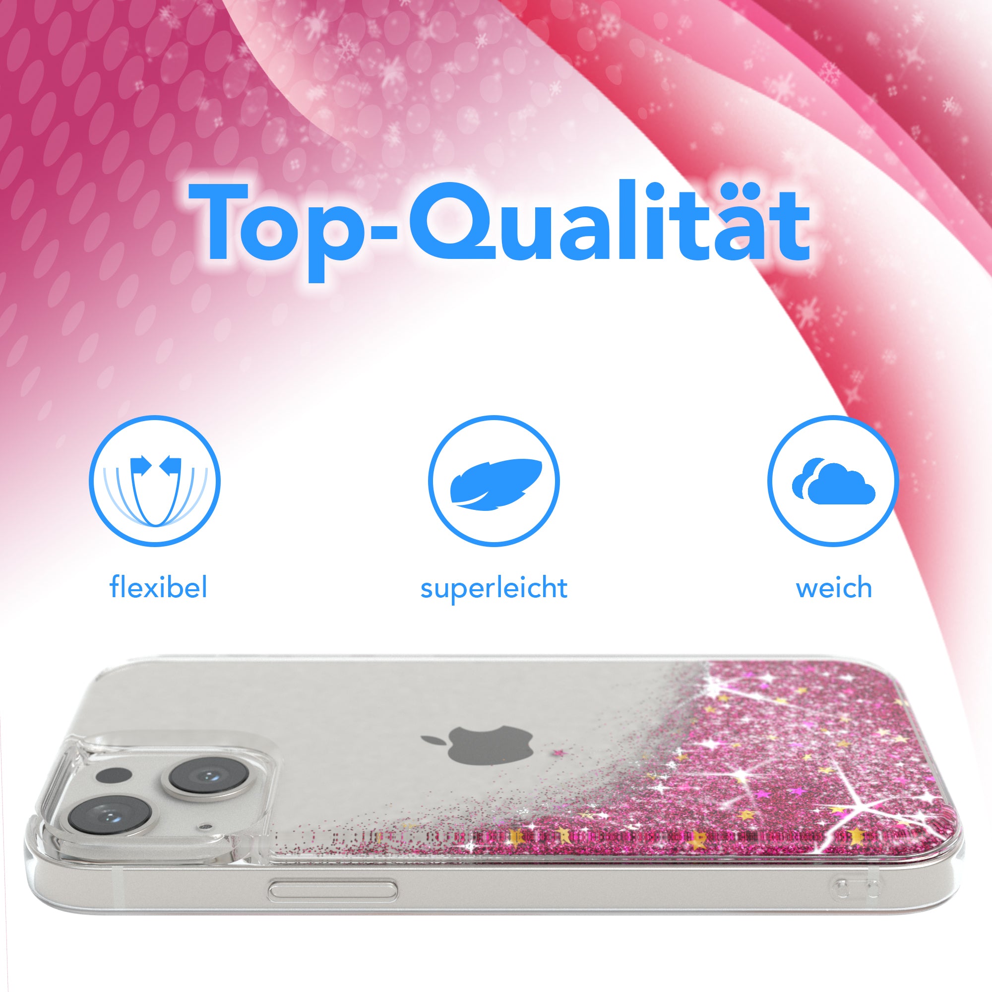 iPhone 13 Mini Glitzerhülle
