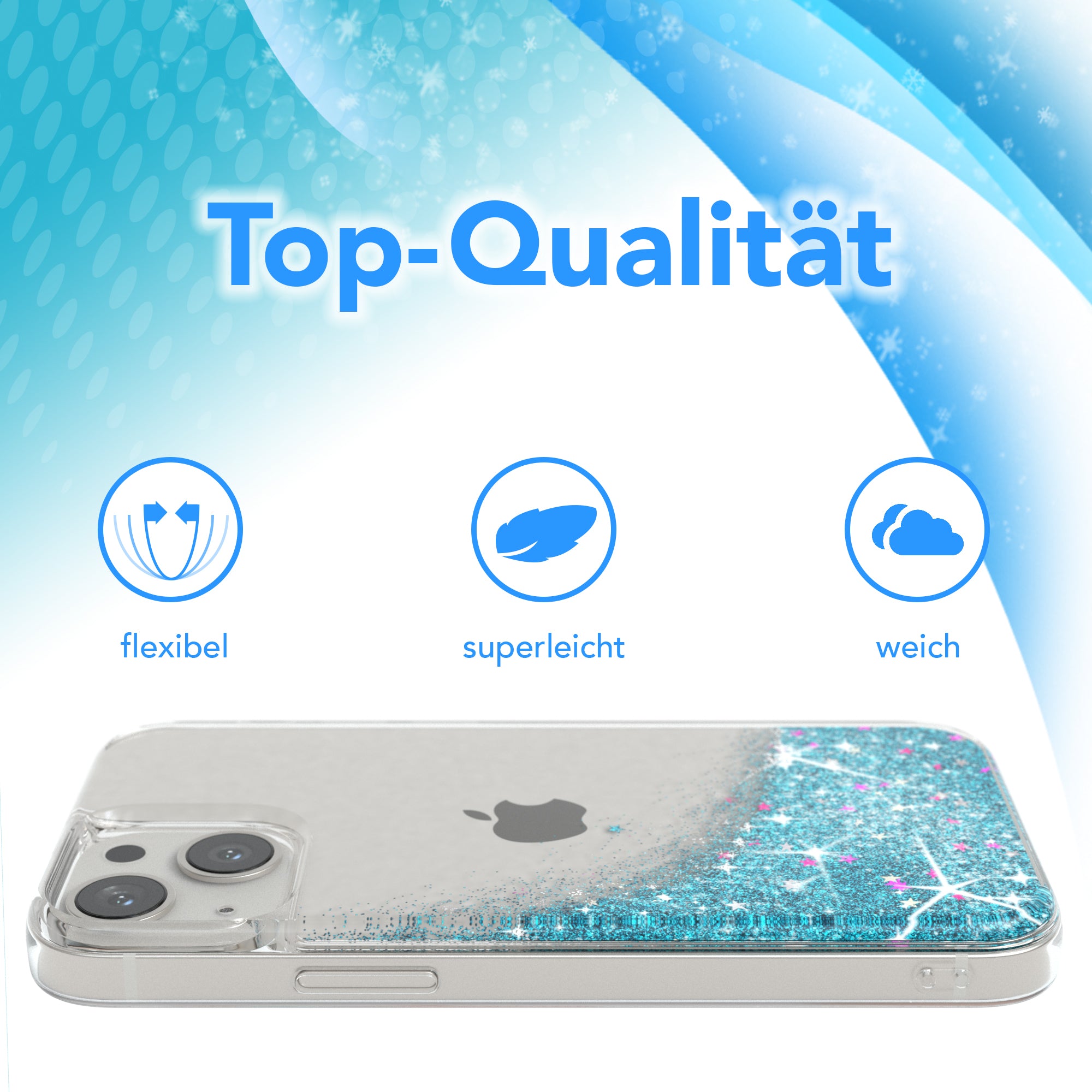 iPhone 13 Mini Glitzerhülle