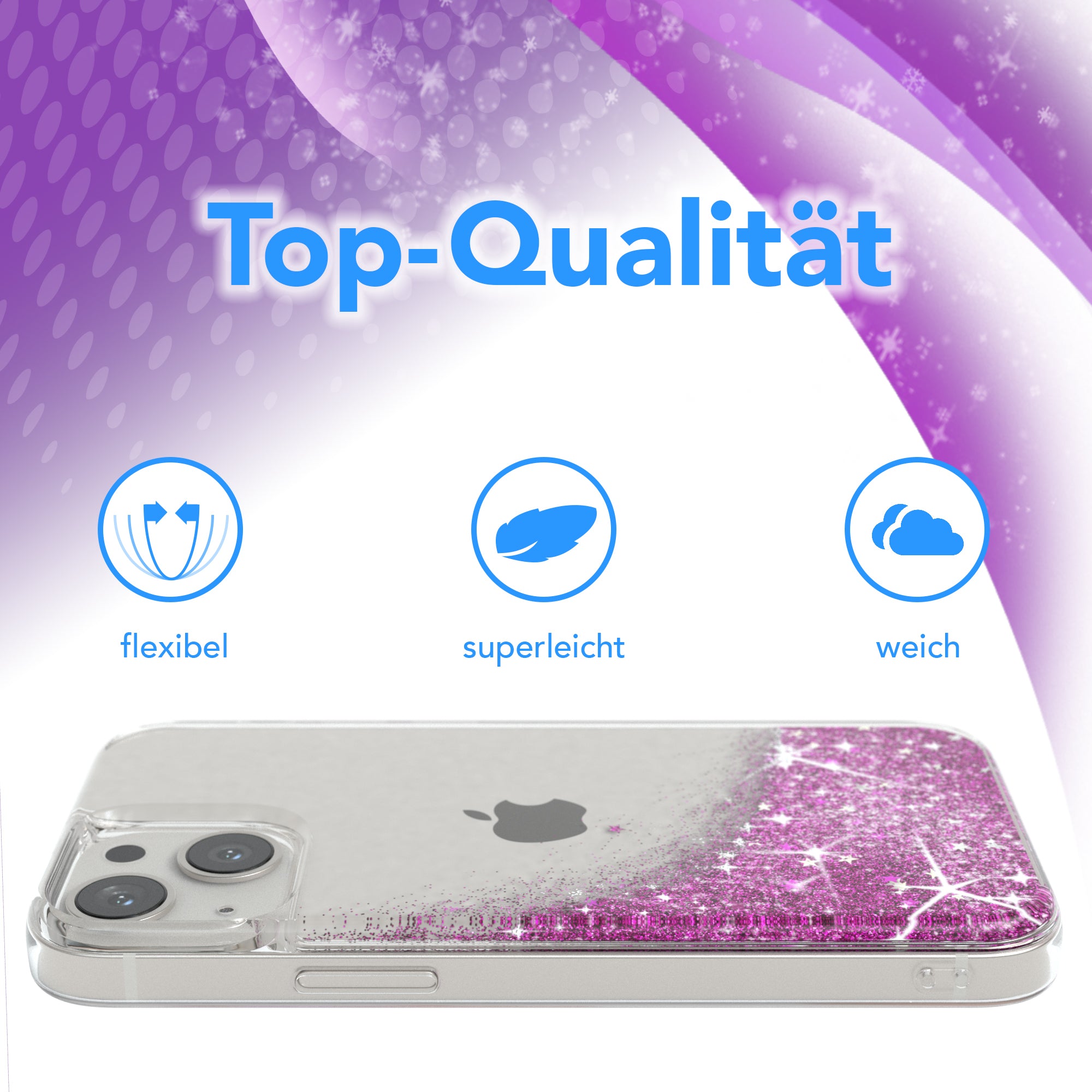 iPhone 13 Mini Glitzerhülle