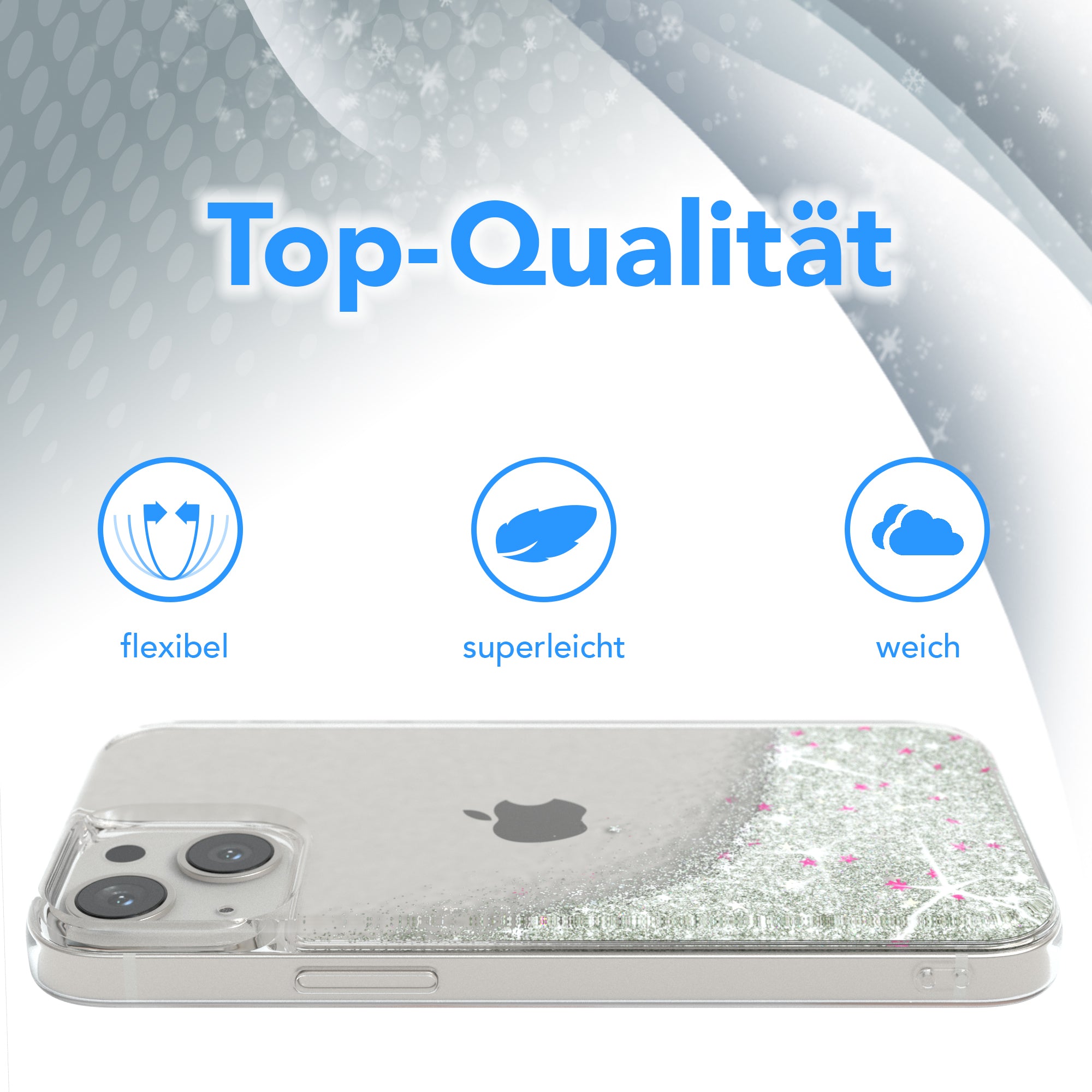 iPhone 13 Mini Glitzerhülle