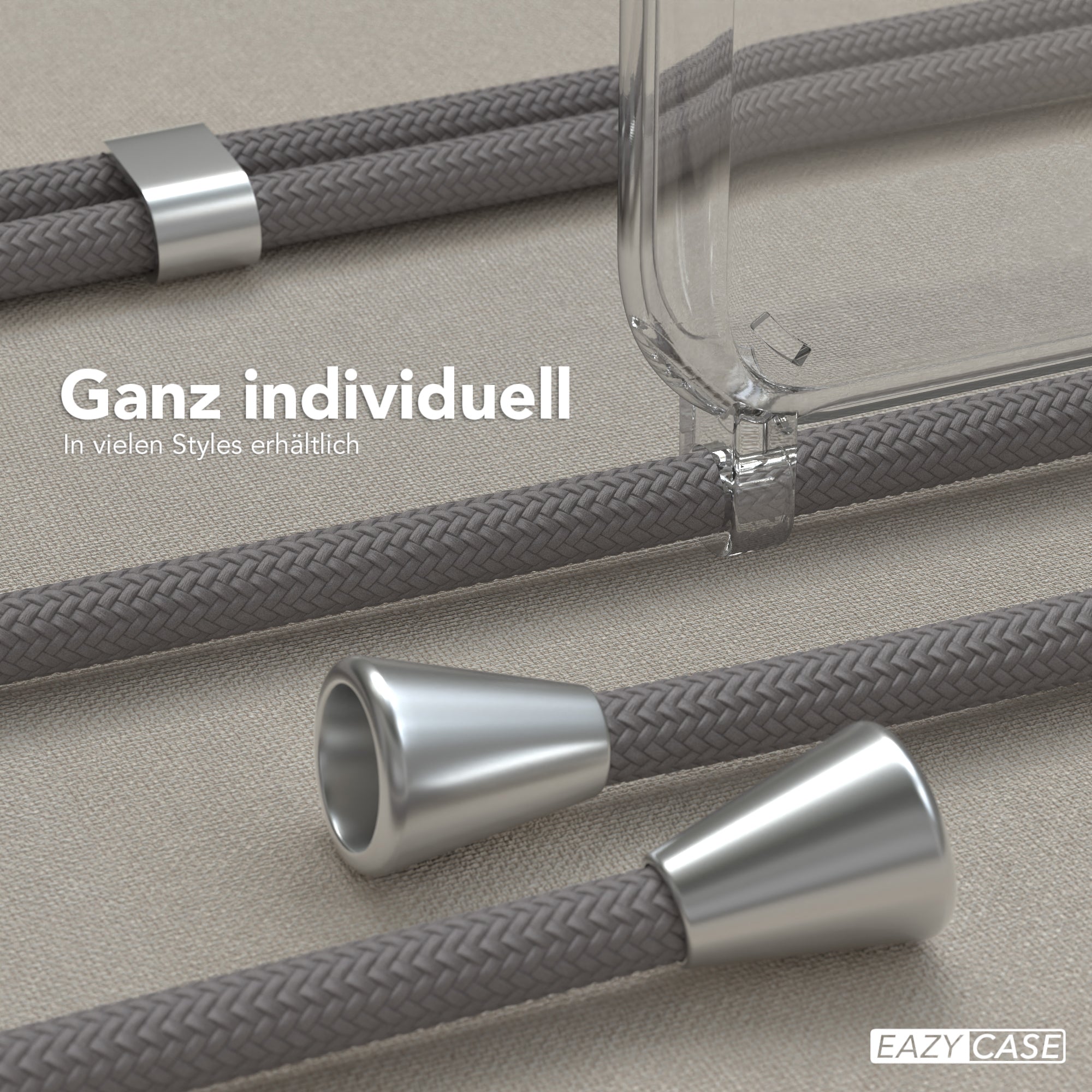 iPhone 13 Mini transparente Hülle + Kordel