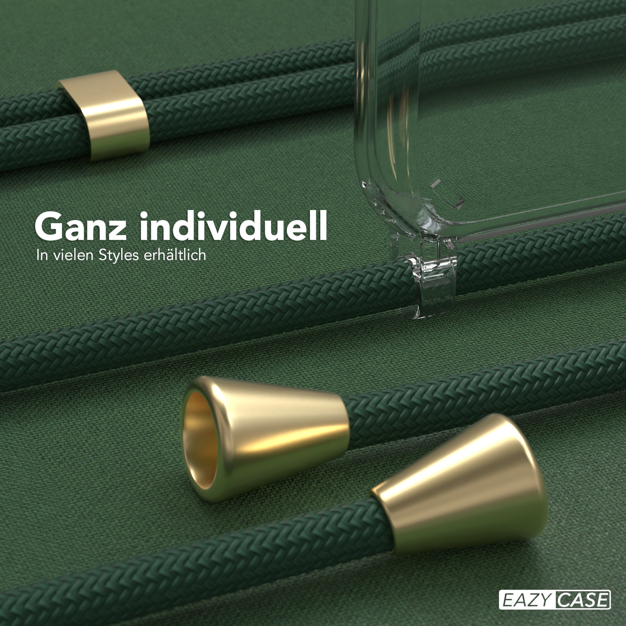 iPhone 13 Mini transparente Hülle + Kordel