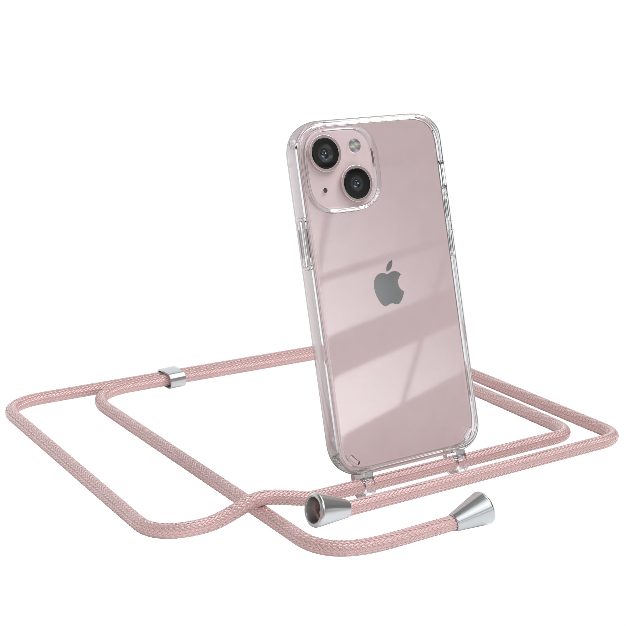 iPhone 13 Mini transparente Hülle + Kordel