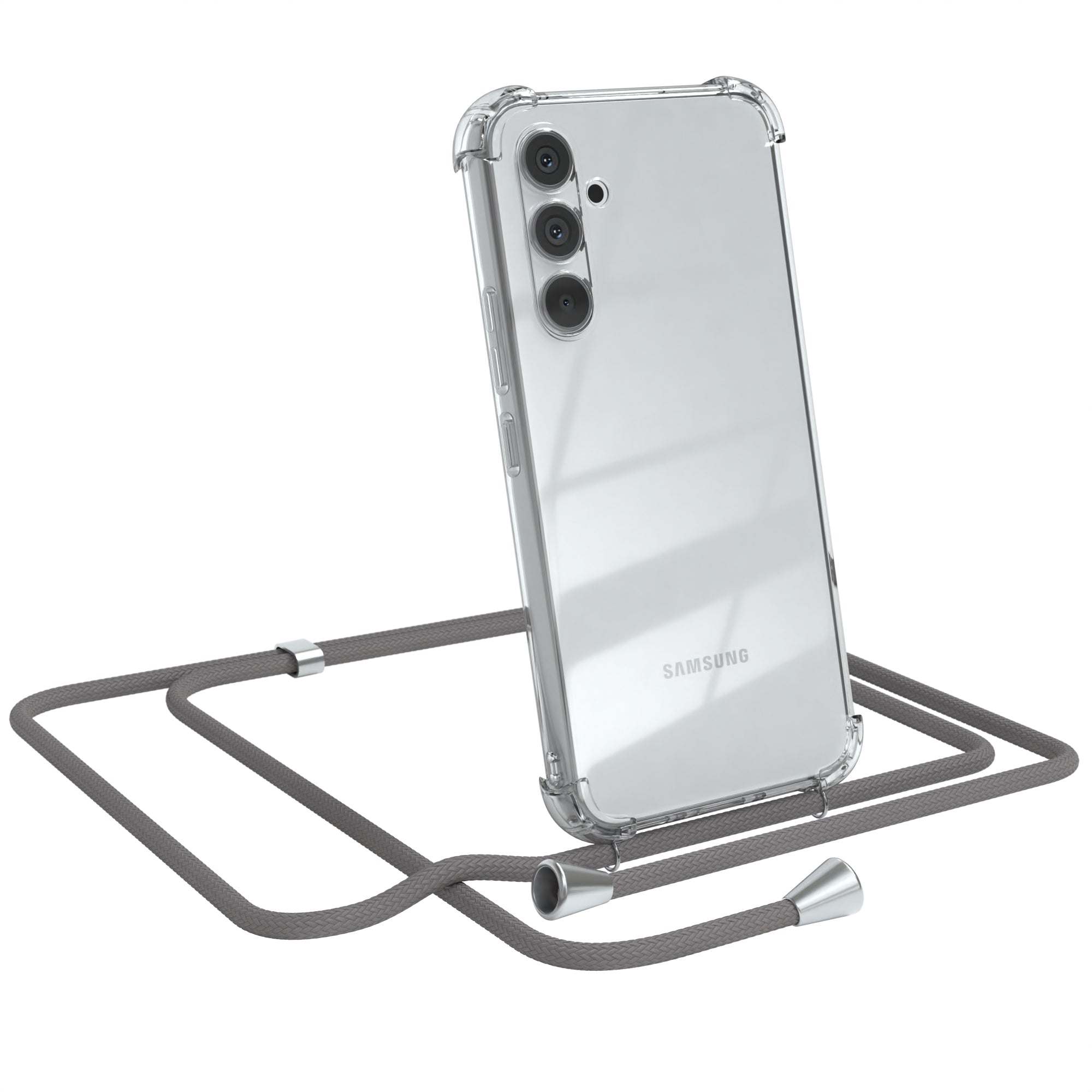 Galaxy A54 transparente Hülle + Kordel