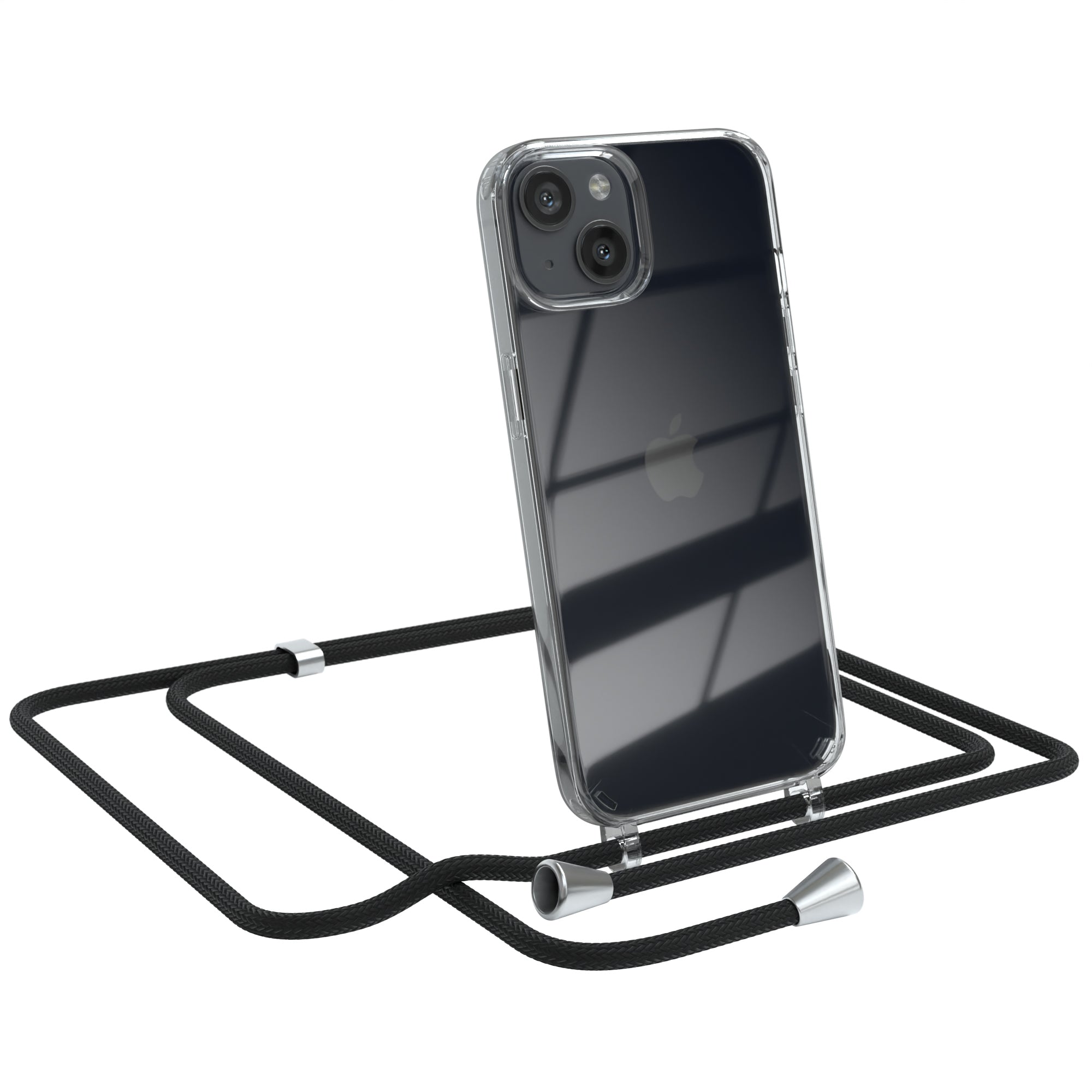iPhone 13 transparente Hülle + Kordel