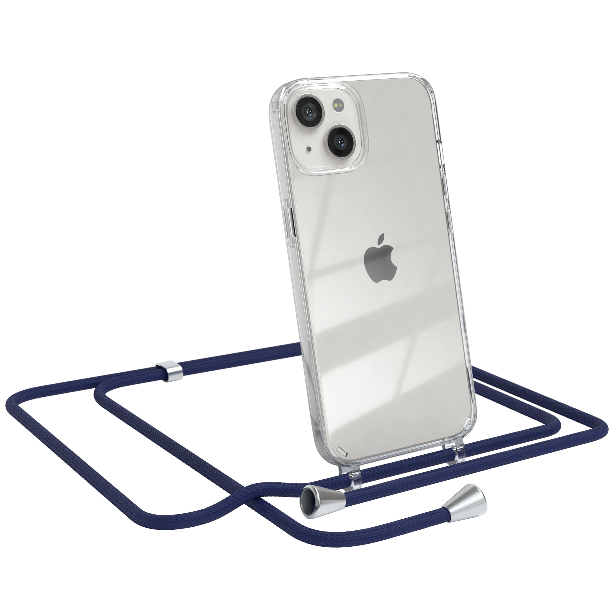 iPhone 13 transparente Hülle + Kordel