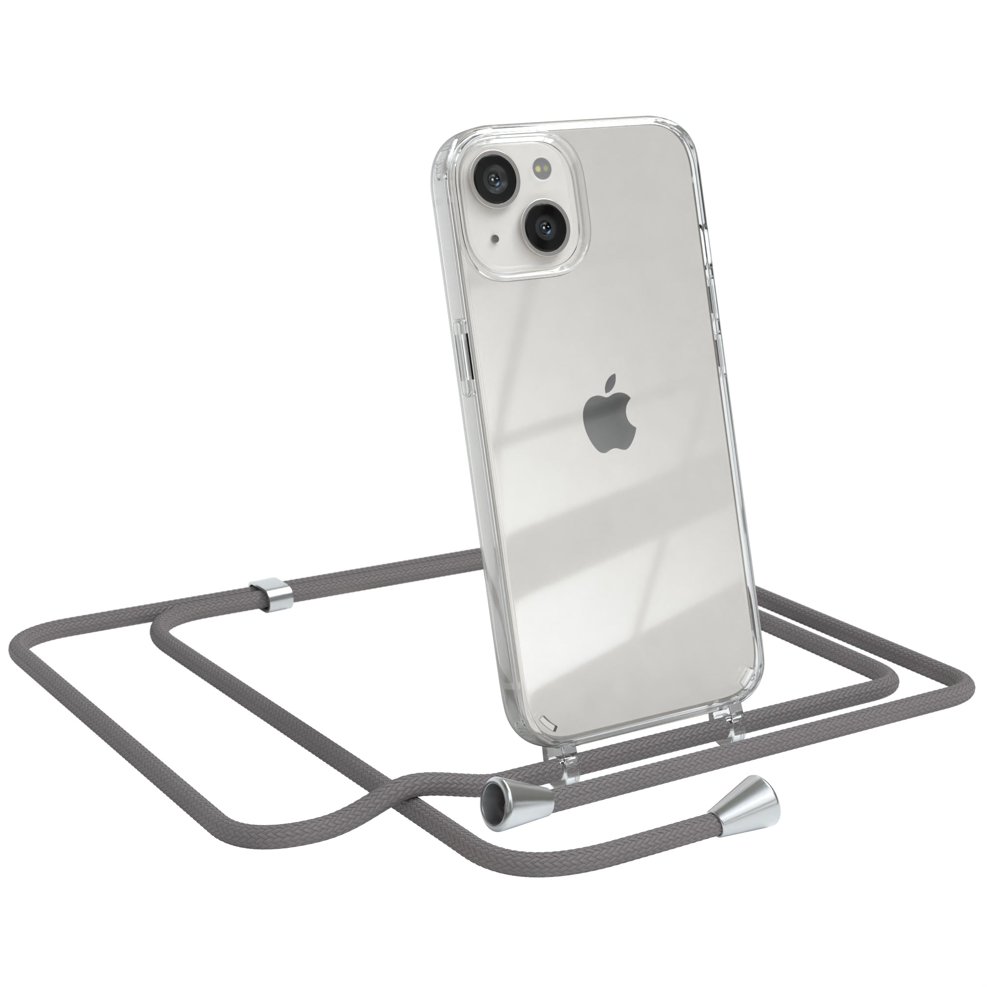 iPhone 13 transparente Hülle + Kordel