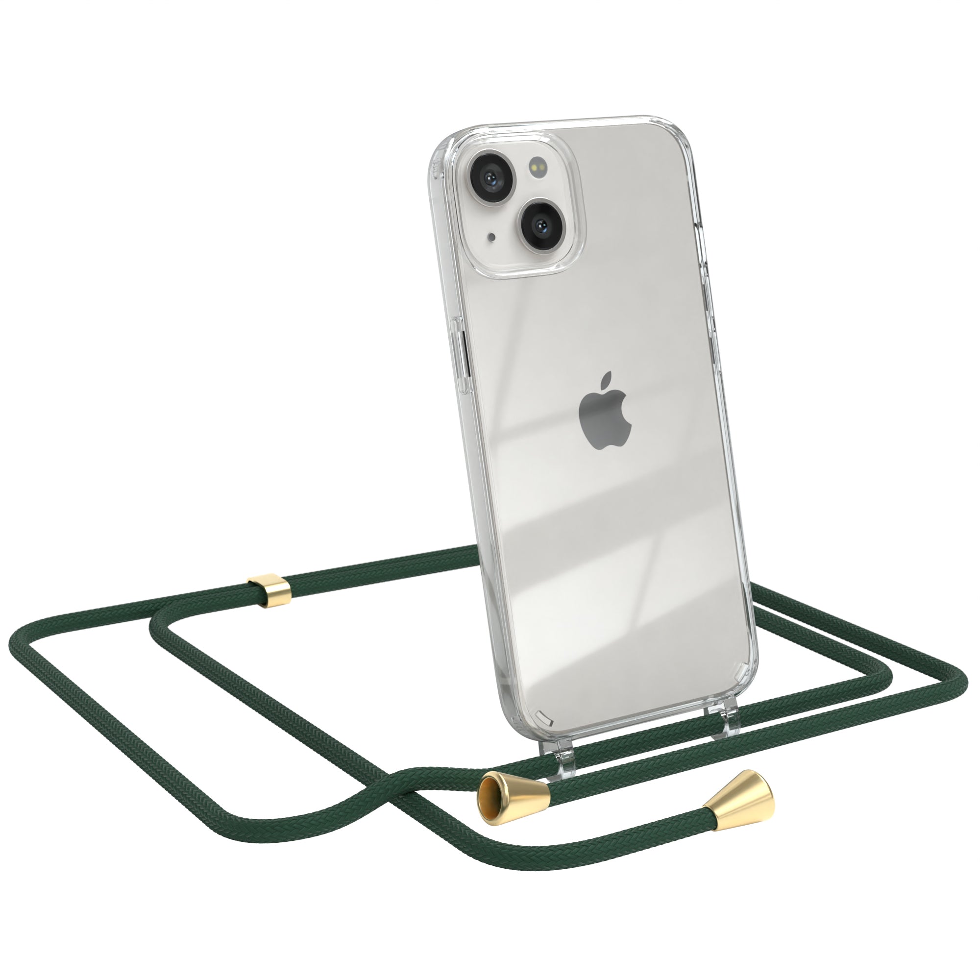 iPhone 13 transparente Hülle + Kordel