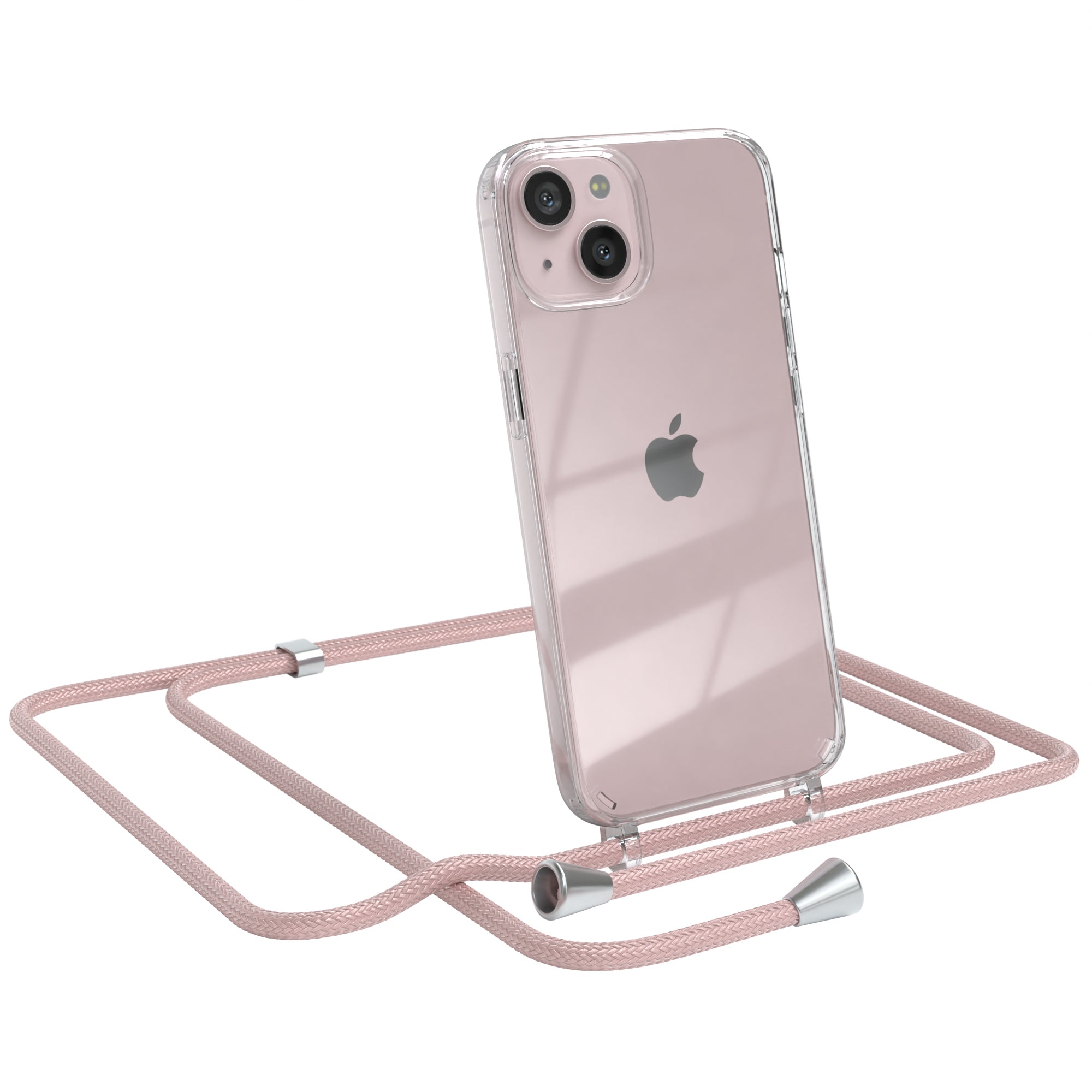 iPhone 13 transparente Hülle + Kordel