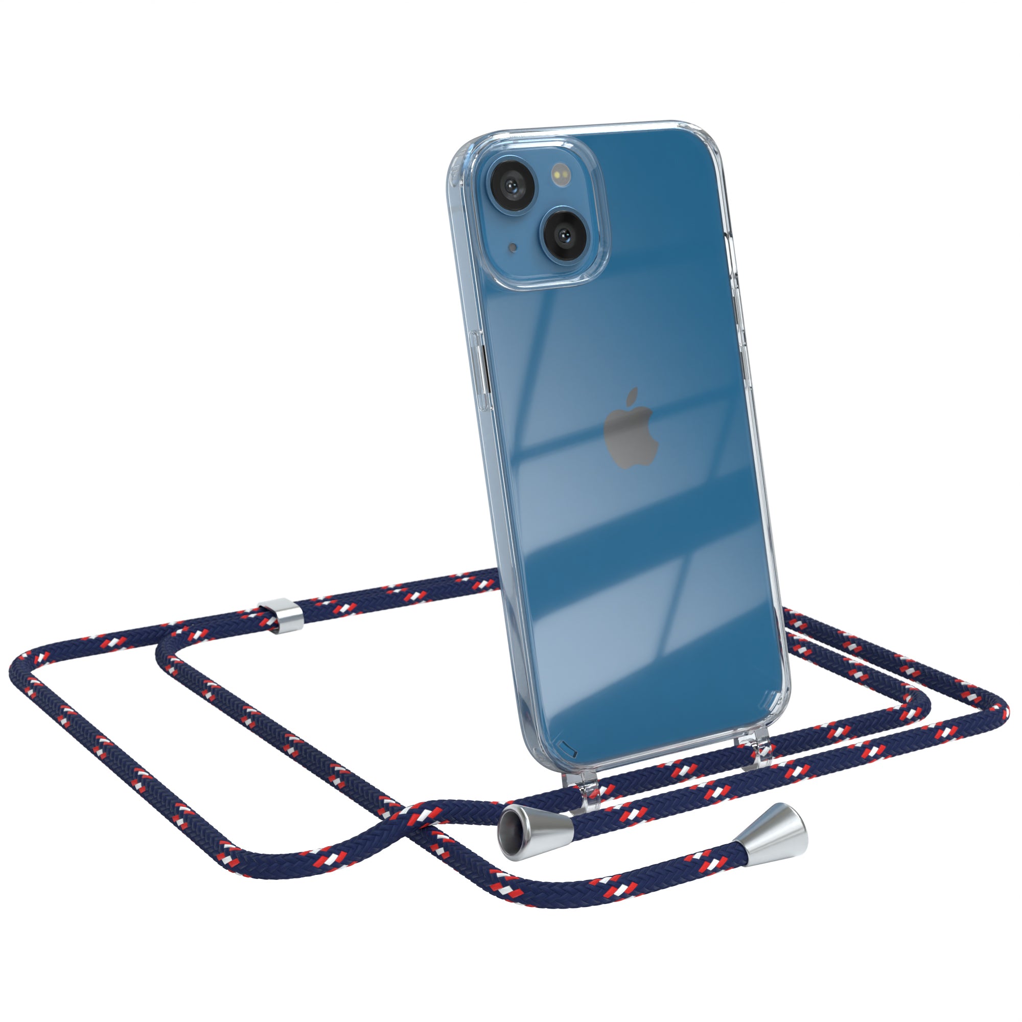 iPhone 13 transparente Hülle + Kordel