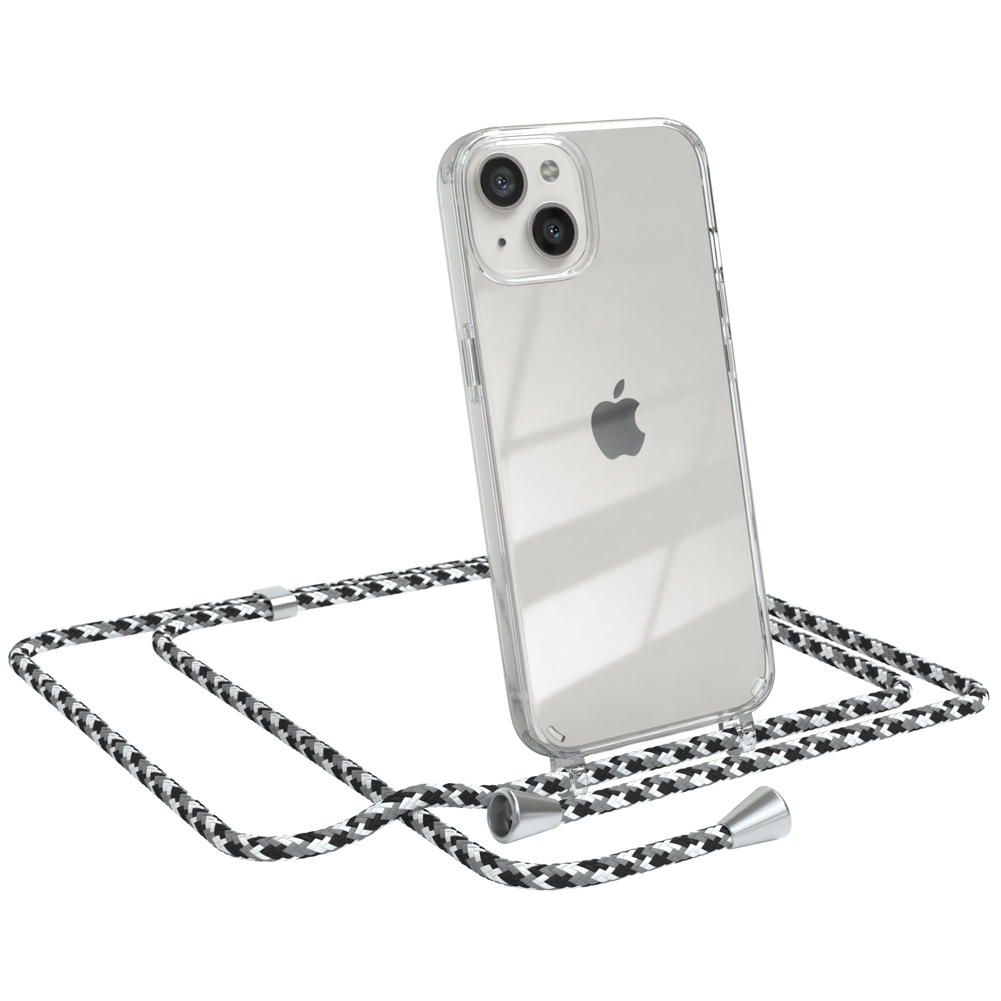 iPhone 13 transparente Hülle + Kordel