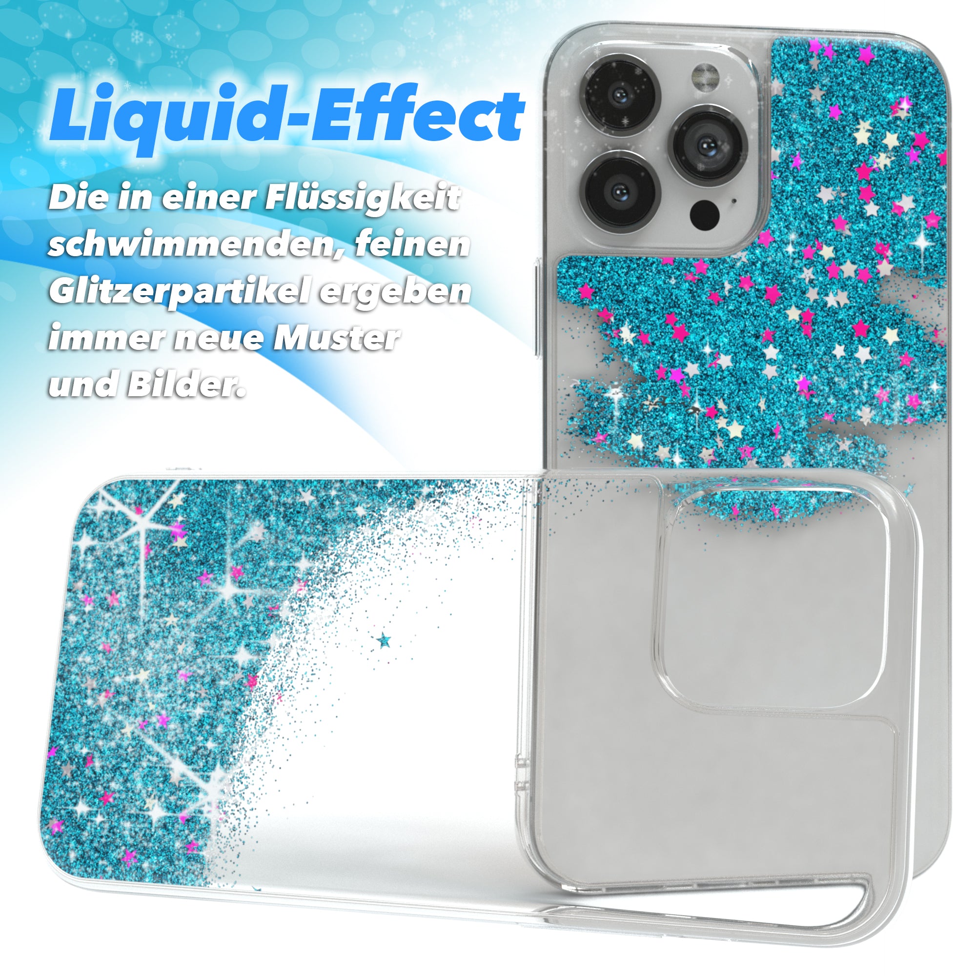 iPhone 13 Pro Max Glitzerhülle