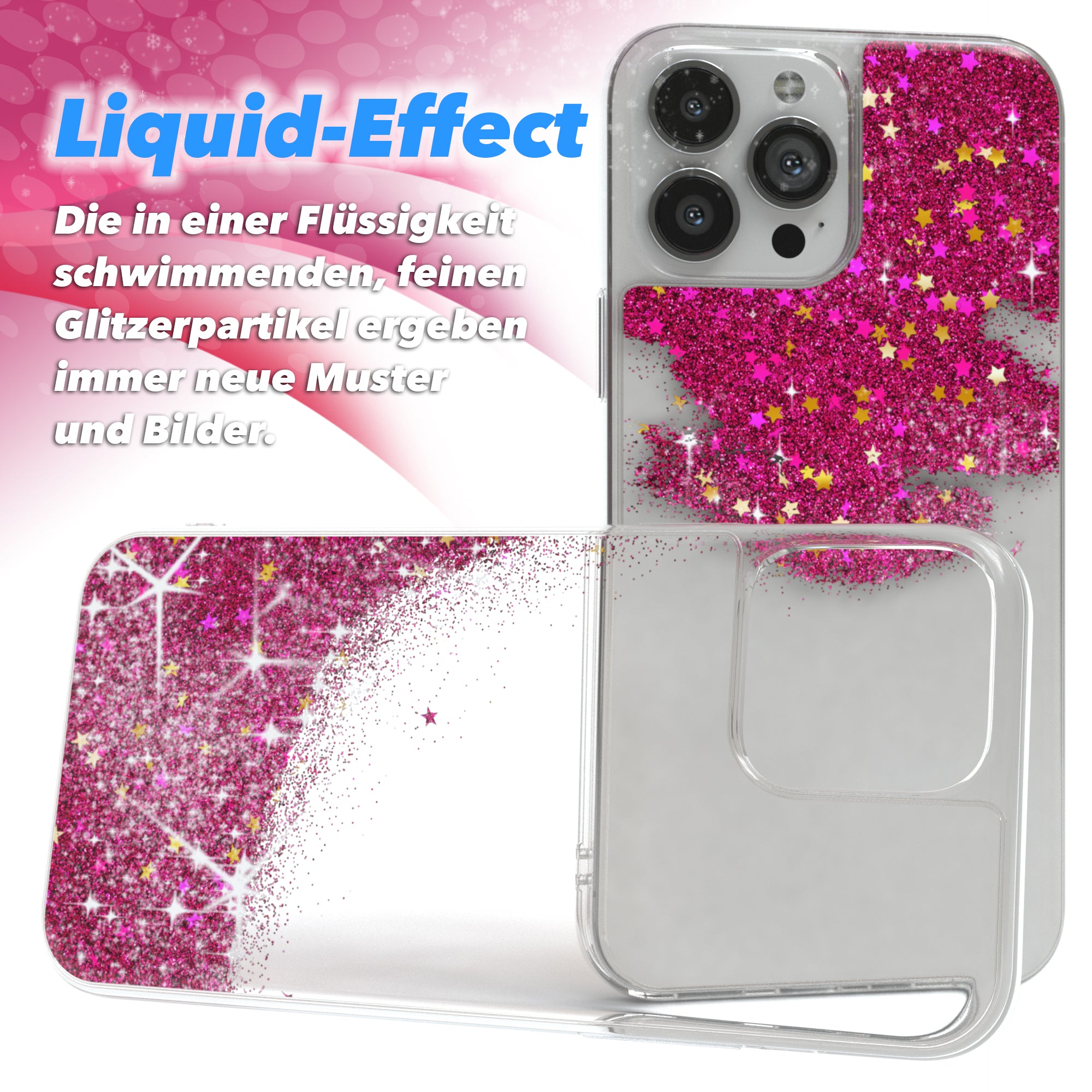 iPhone 13 Pro Max Glitzerhülle