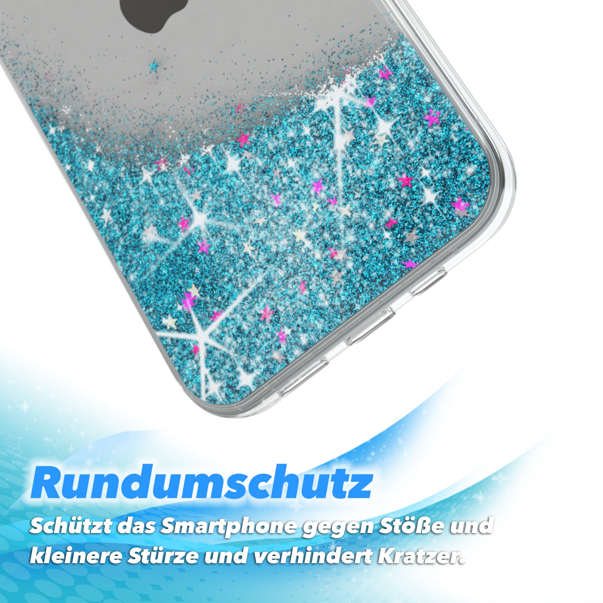 iPhone 13 Pro Max Glitzerhülle