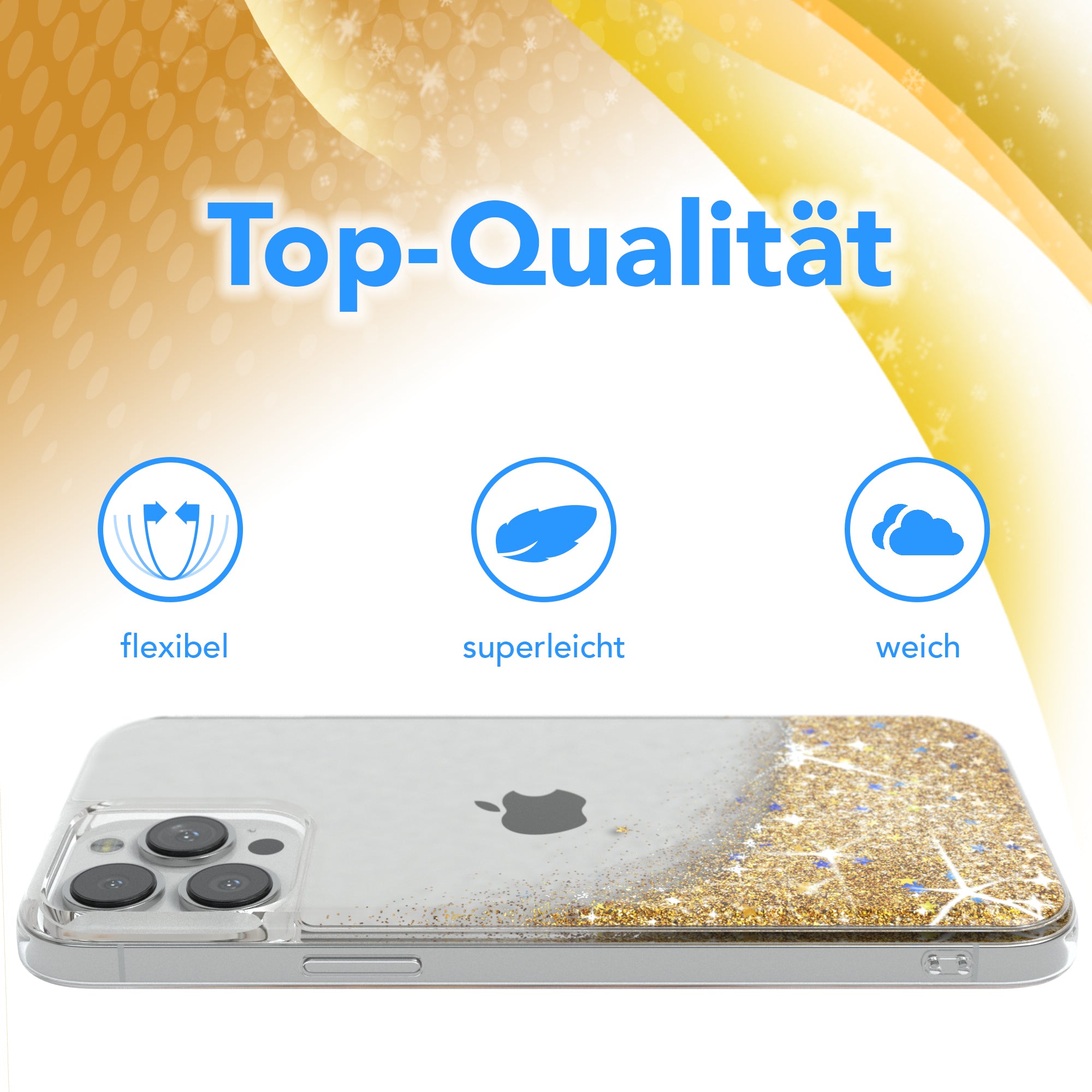 iPhone 13 Pro Max Glitzerhülle