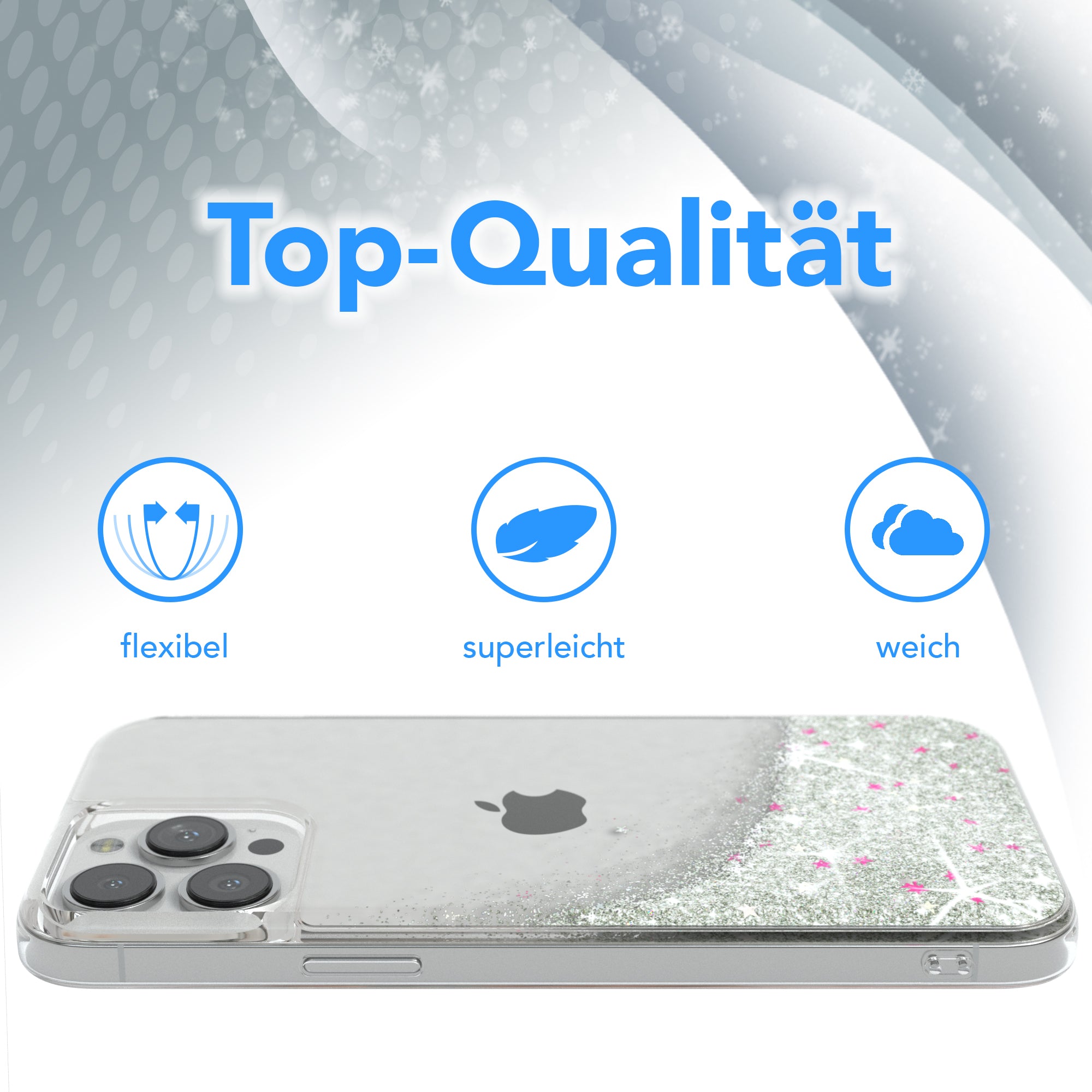 iPhone 13 Pro Max Glitzerhülle