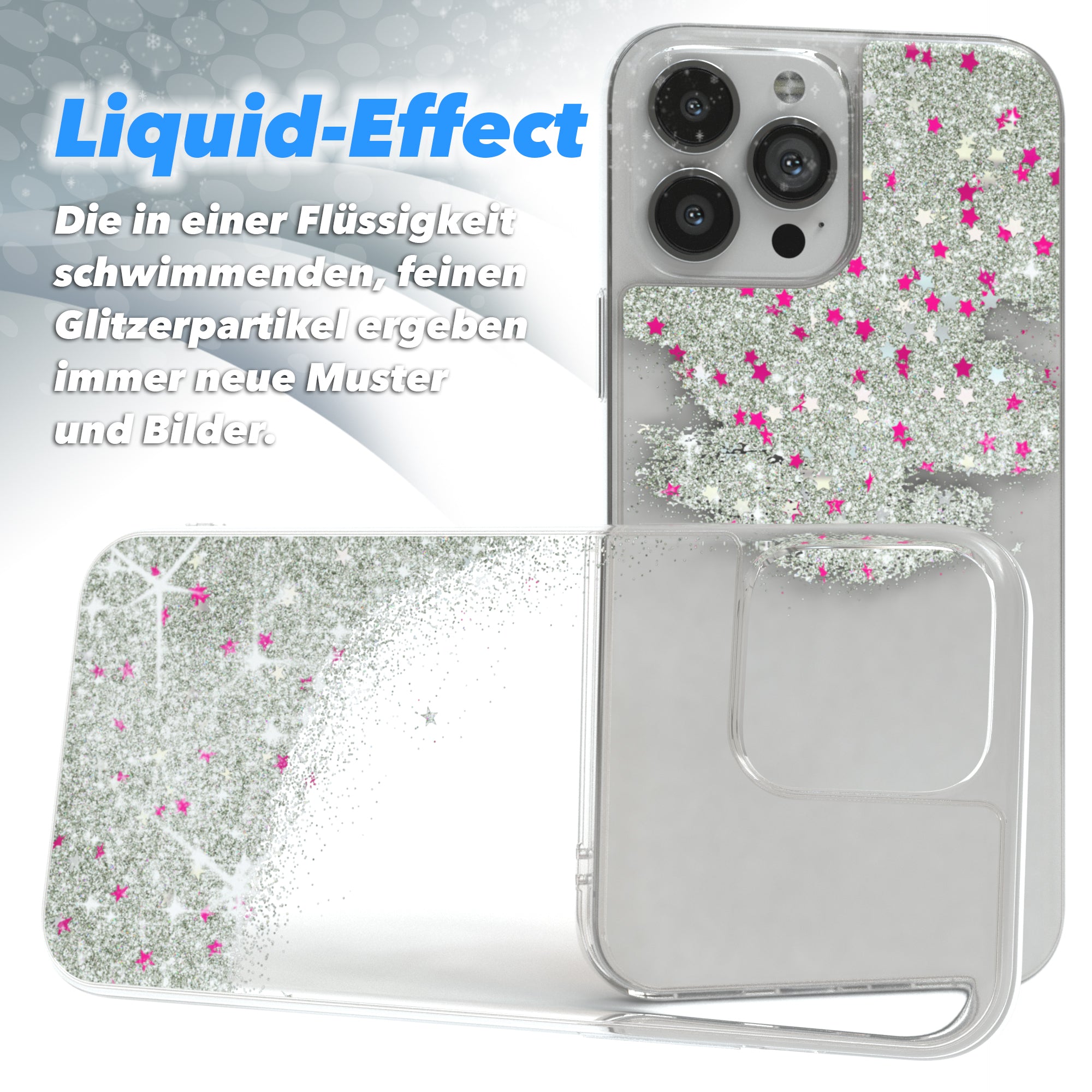 iPhone 13 Pro Max Glitzerhülle